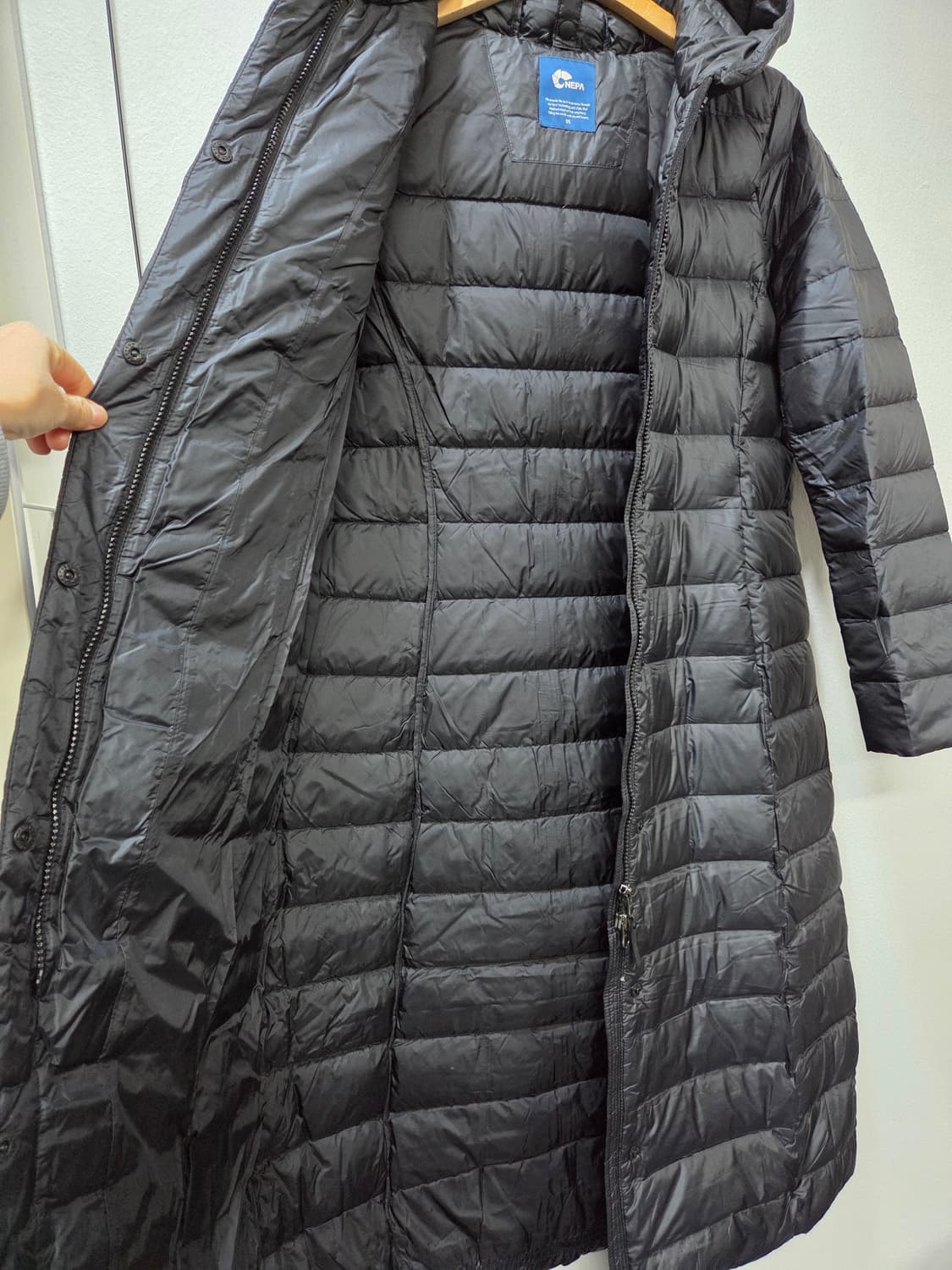 NEPA 네파 구스 경량 롱패딩 벤치코트패딩 95(66) 상품이미지4