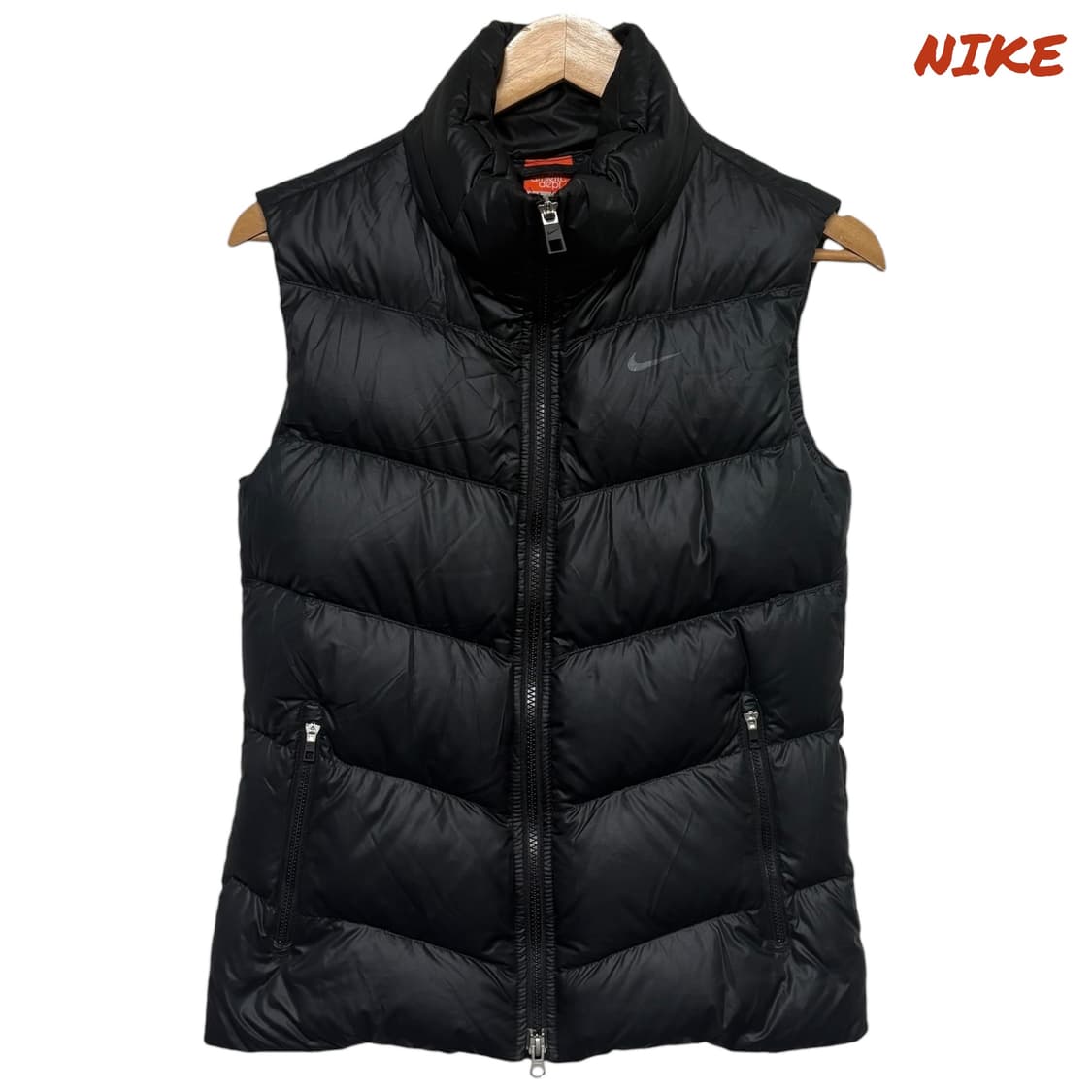 3698 나이키 블랙 오리털 덕다운 패딩조끼 상품이미지1