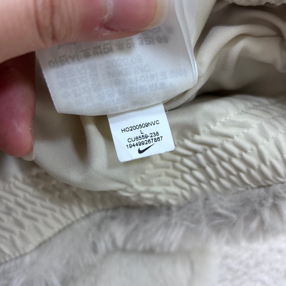 L 나이키 여성 빅스우시 퍼 자켓 0330E 상품이미지5