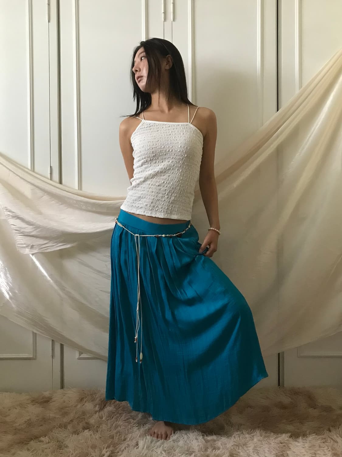 Blue sea skirt 상품이미지1