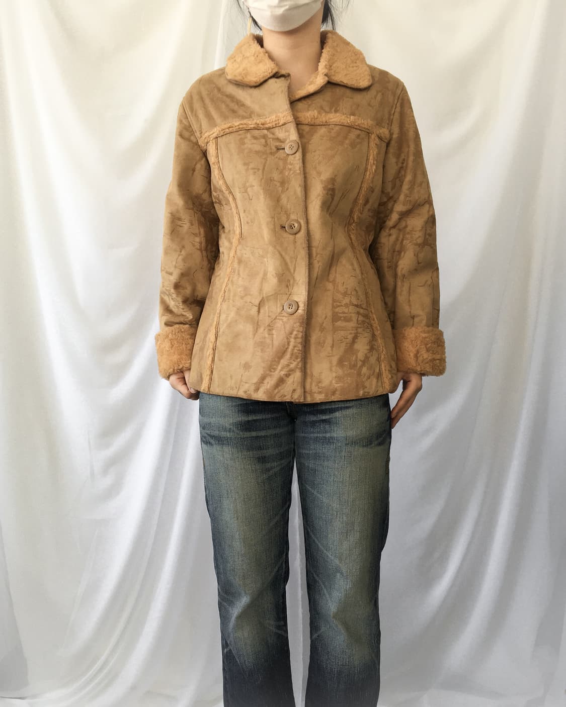 Fake fur grunge pattern mustang 상품이미지7