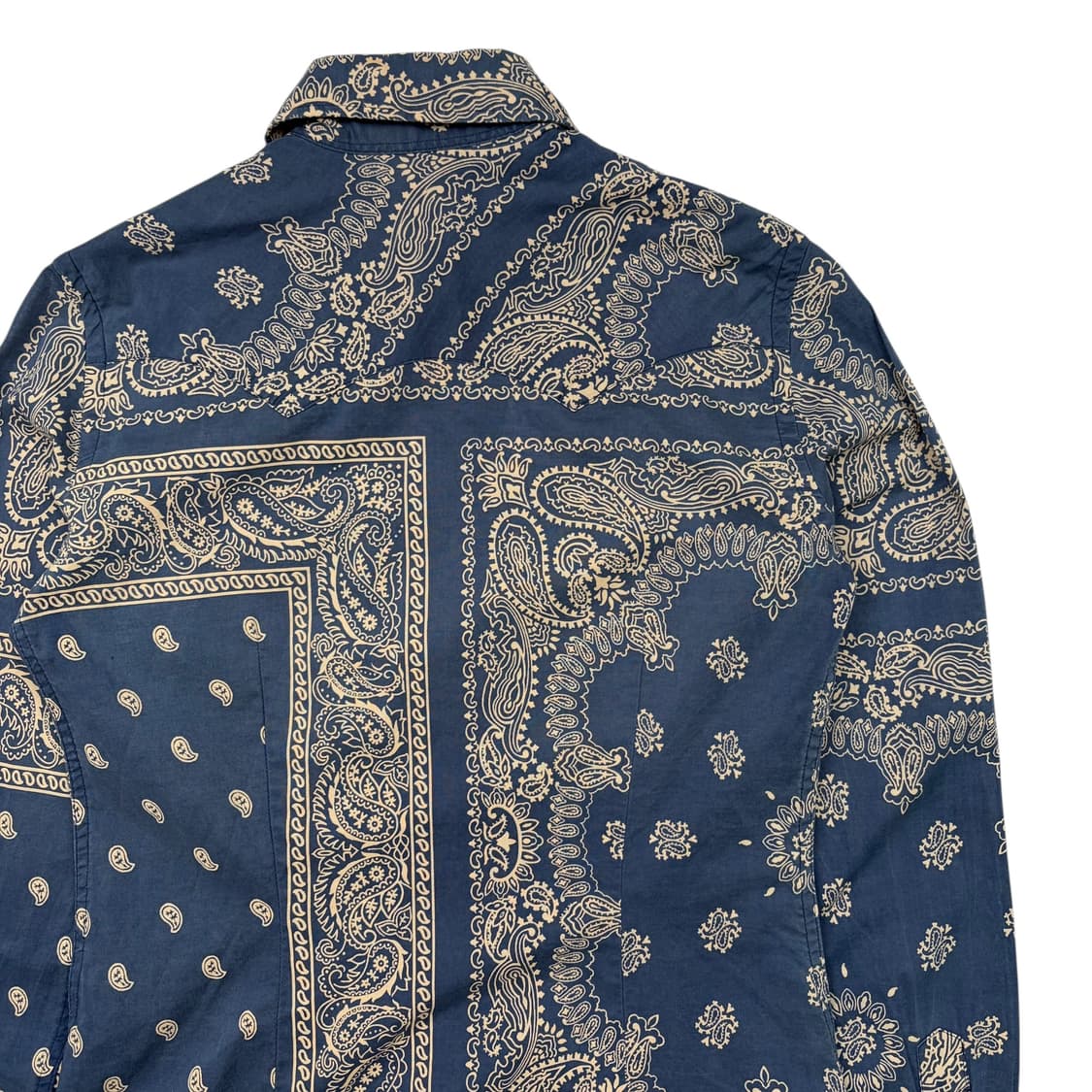 폴로 랄프 로렌 페이즐리 패턴 웨스턴 셔츠 S 상품이미지5