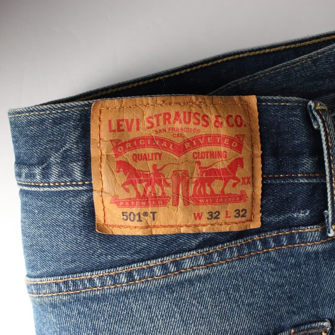 리바이스 501T 중청 데님 팬츠 32 상품이미지6