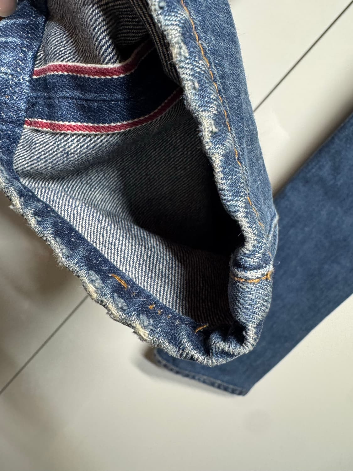 디올옴므 블리치페인트 데님 상품이미지7