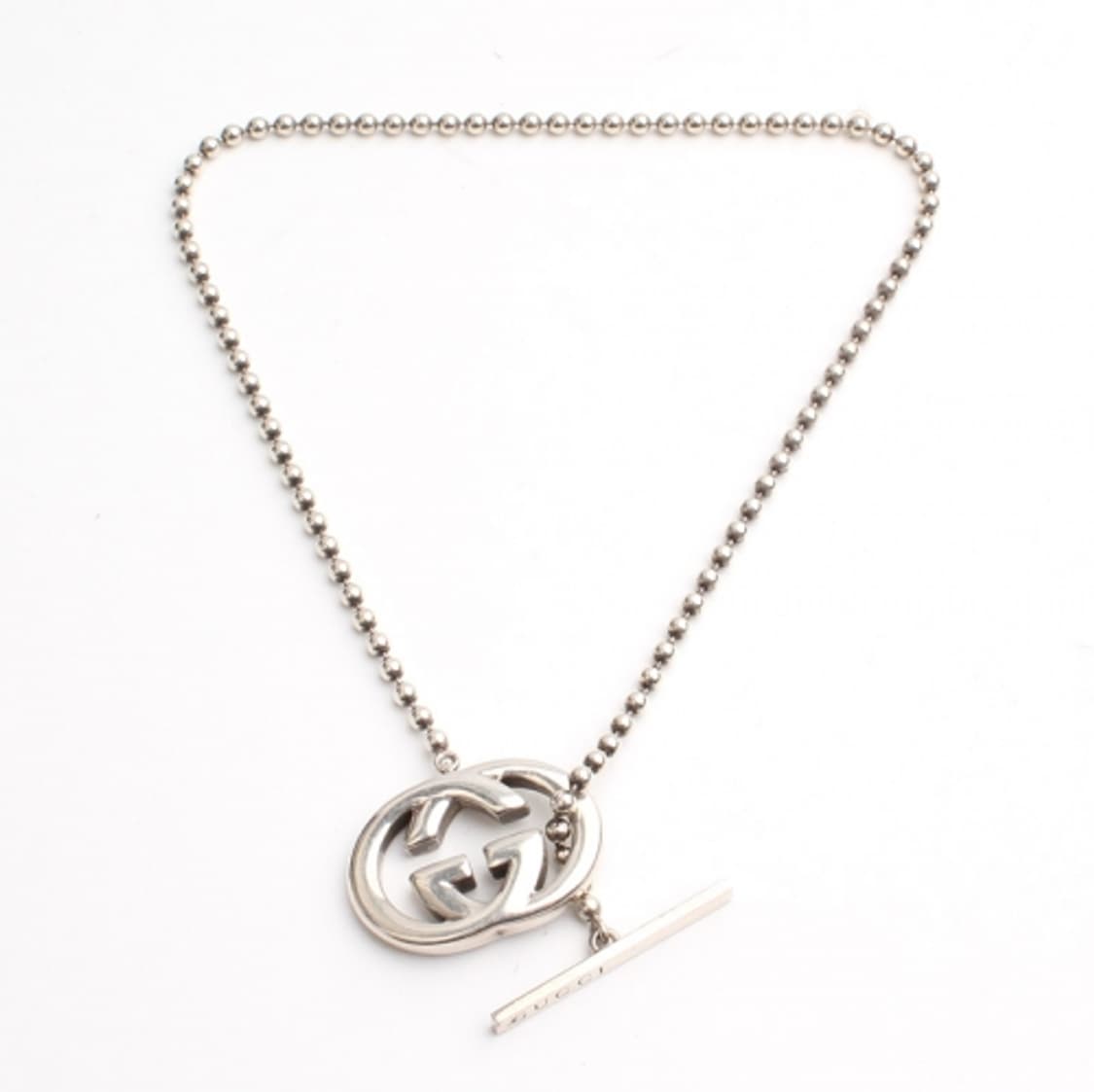 구찌 로고 925실버 목걸이 상품이미지2