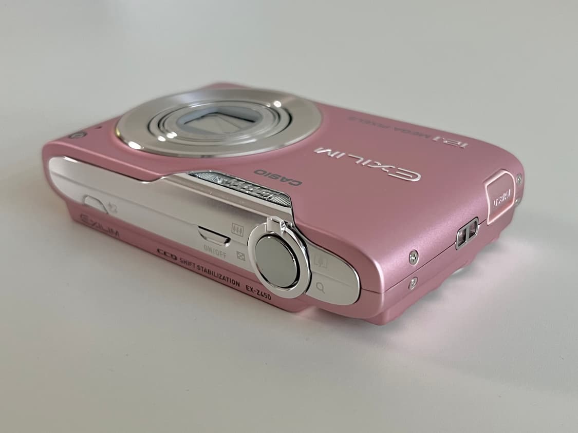 [민트급] 카시오 엑슬림 z450 핑크 / 디지털 카메라 빈티지 디카 상품이미지2