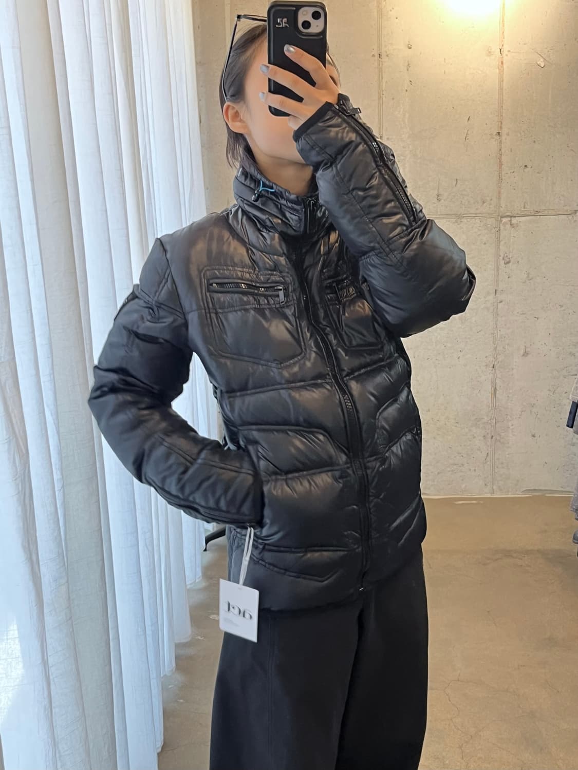 DIESEL 디젤 구스다운 패딩 자켓 다크네이비 상품이미지2