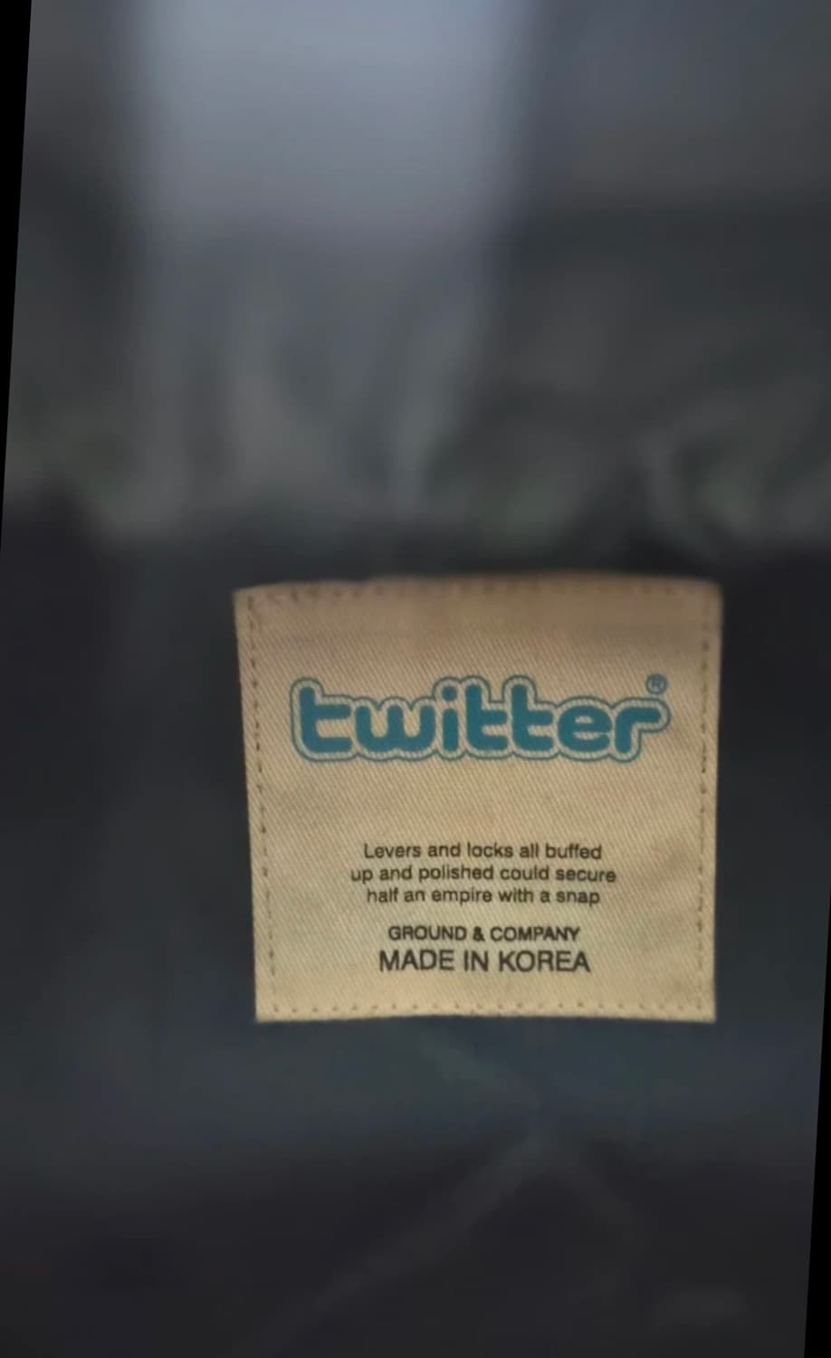 트위터 twitter 플랩 백팩 배낭 상품이미지6