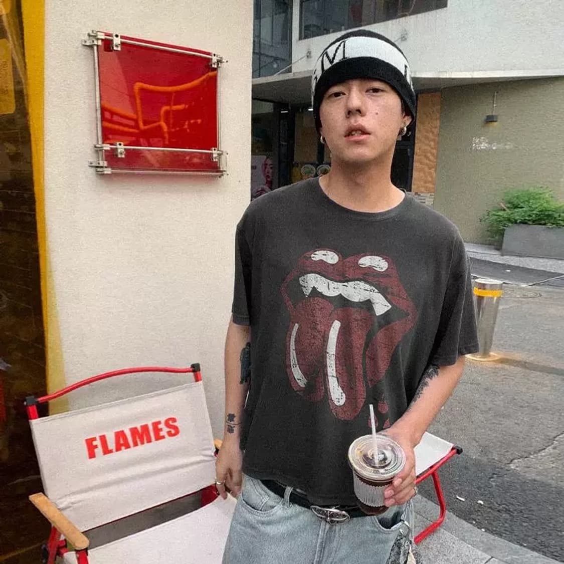 VINTAGE rolling stones T-shirt 상품이미지4