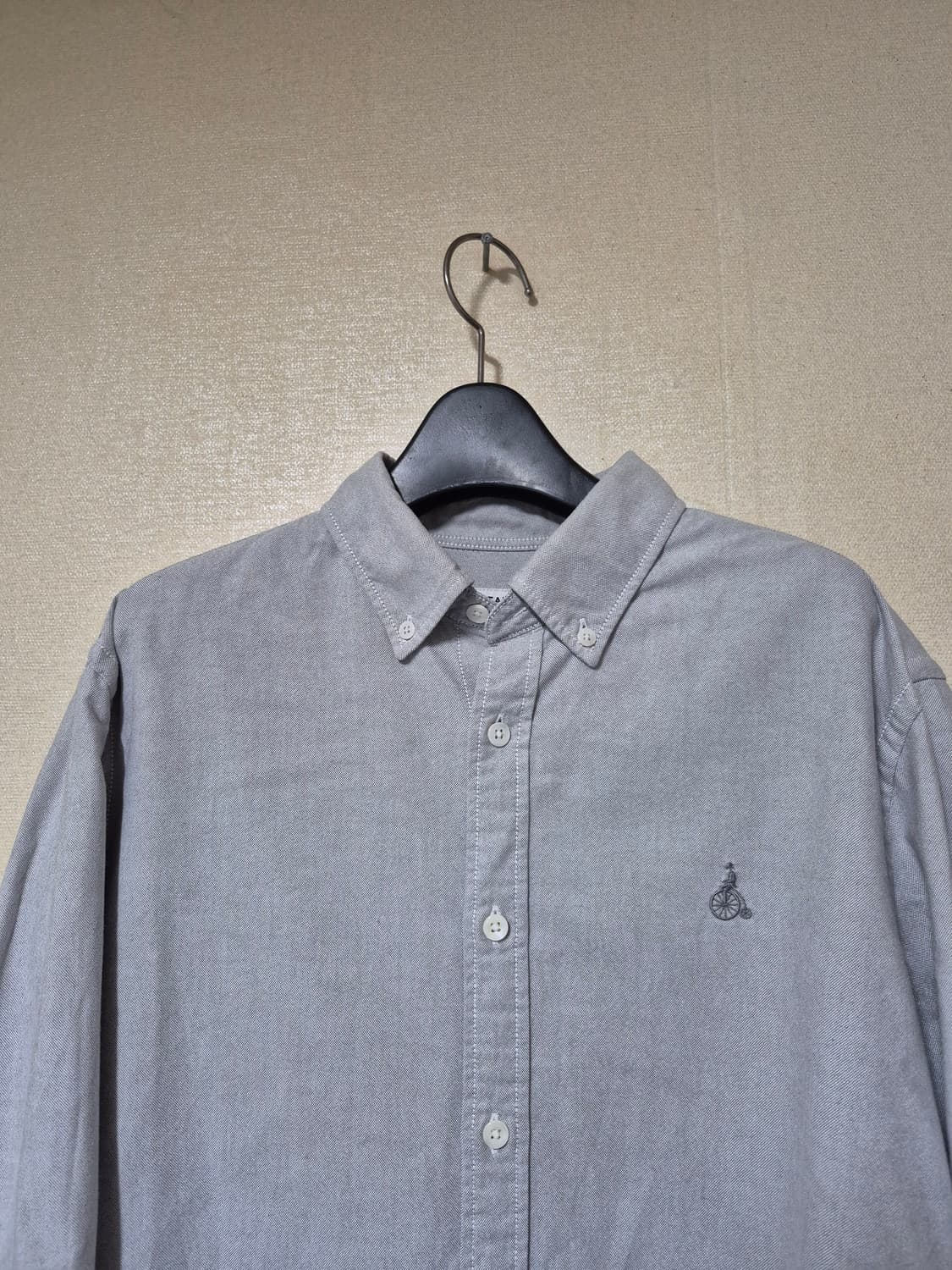 빈폴 그레이 솔리드 옥스포드 셔츠 상품이미지2