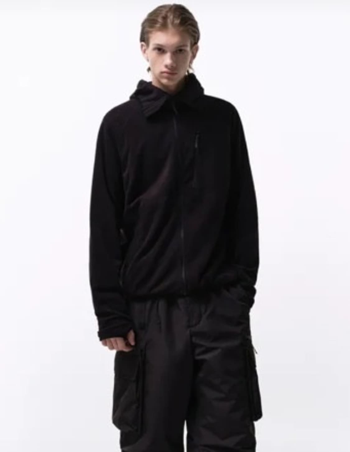 무탠다드 시티 레저 플리스 바라클라바 후디 집업 상품이미지1