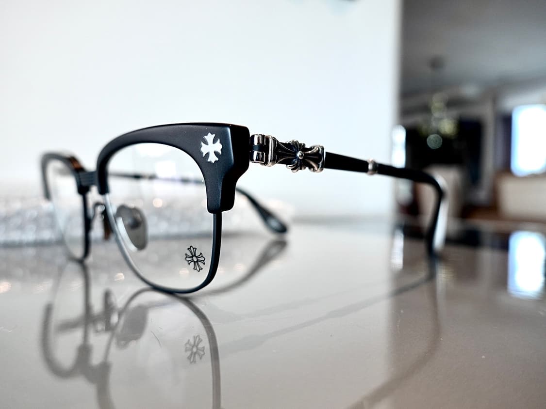 크롬하츠 보넨노이슈어2 MBK 맷블랙/실버 안경 상품이미지3