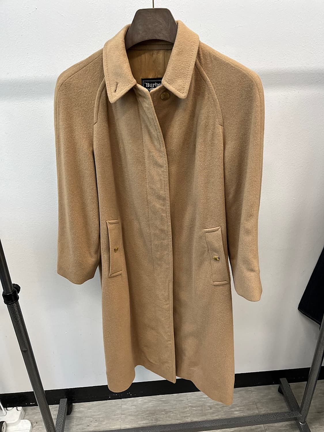 여) 버버리 카멜 캐시미어100% 코트  상품이미지4