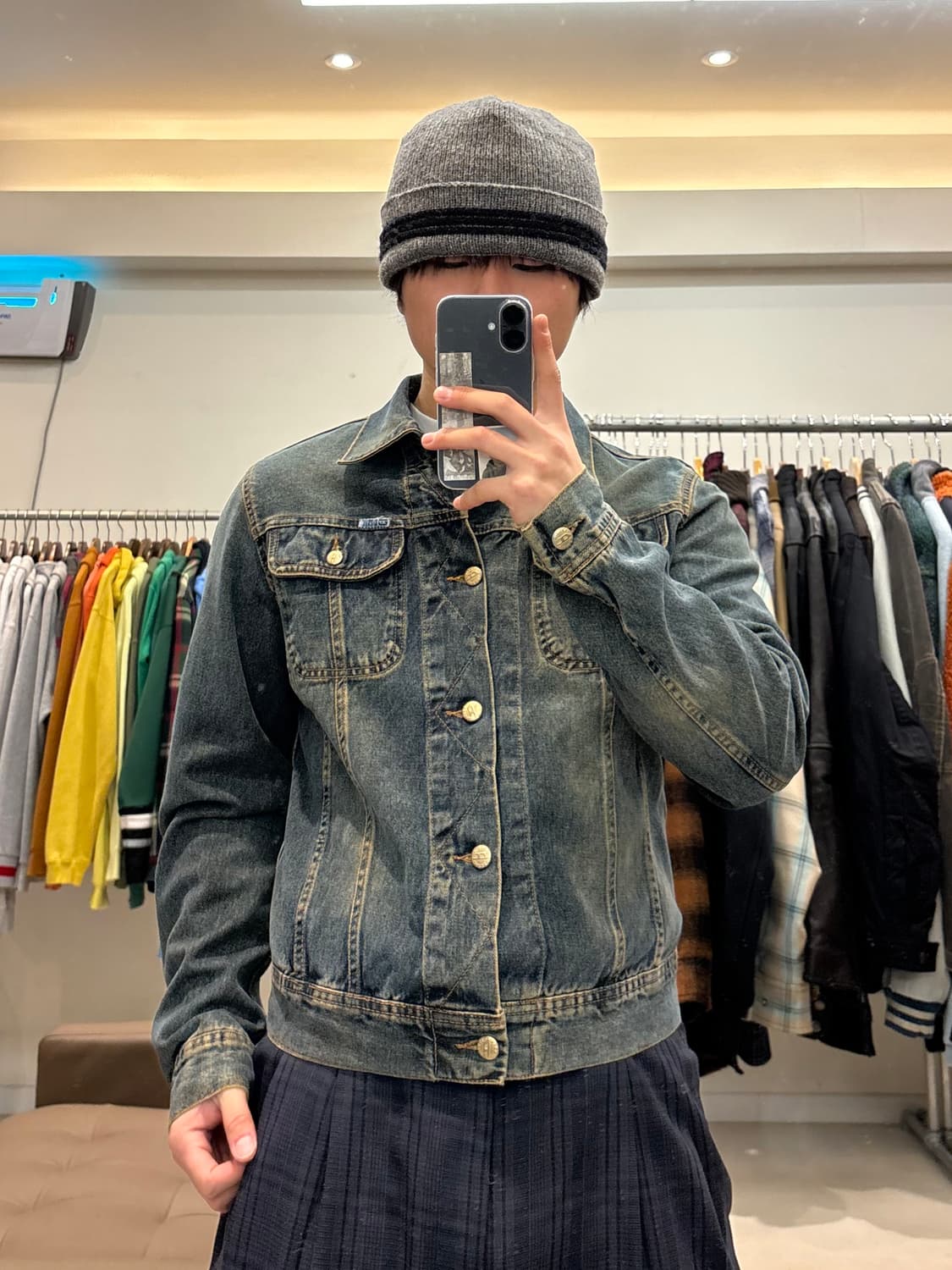 디젤 스티치 크롭 데님자켓 상품이미지9