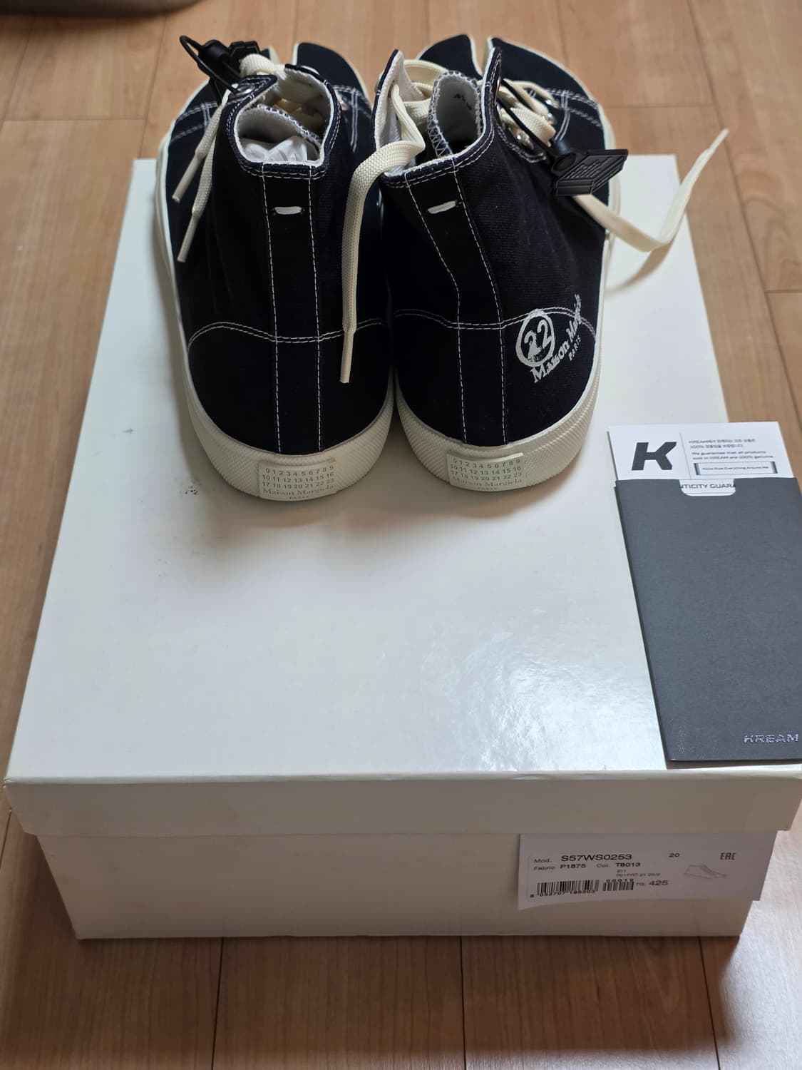 메종마르지엘라 타비 하이 블랙 42.5 **새상품** 상품이미지5