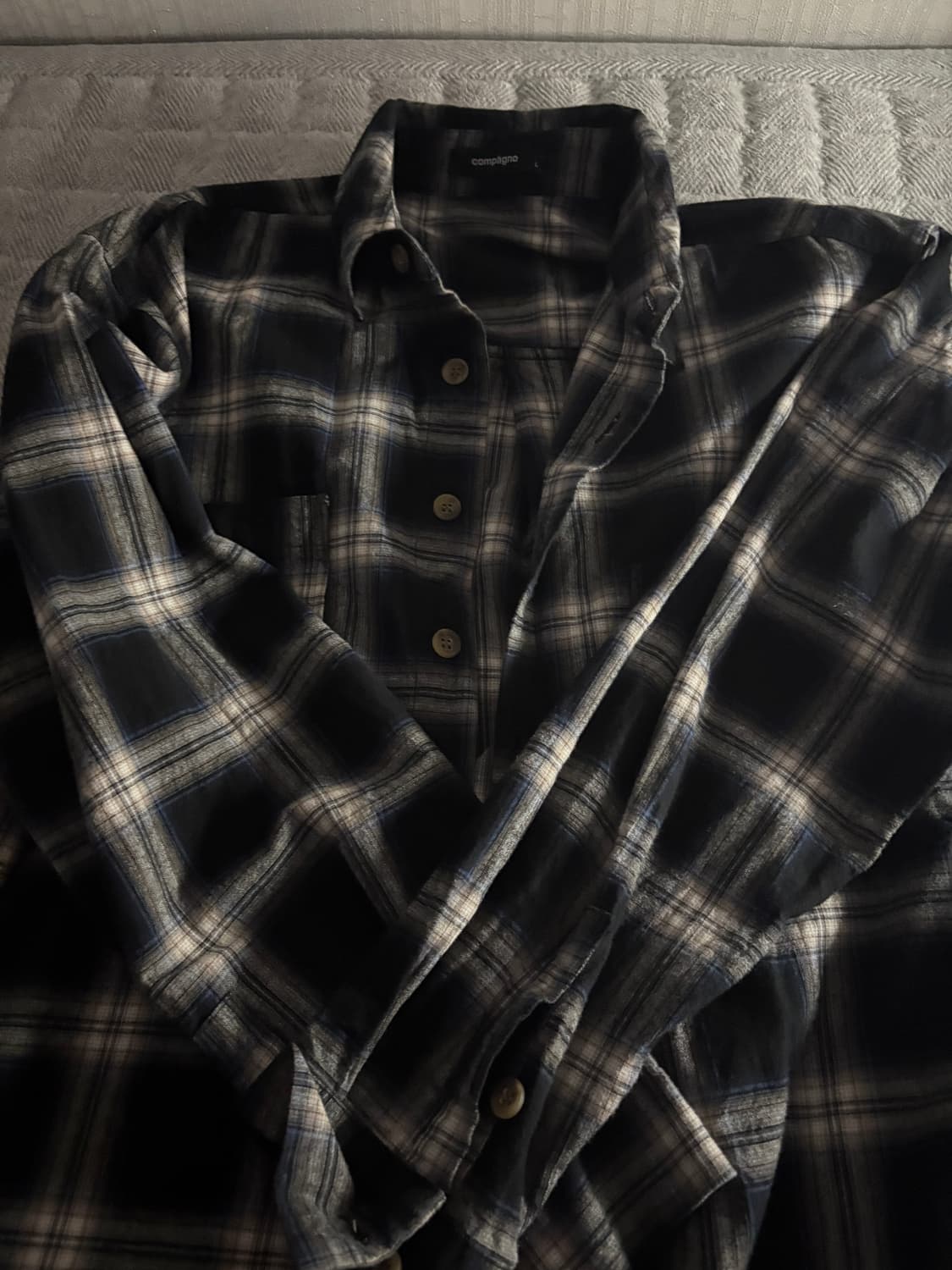 Compagno 체크 셔츠 xl 상품이미지2