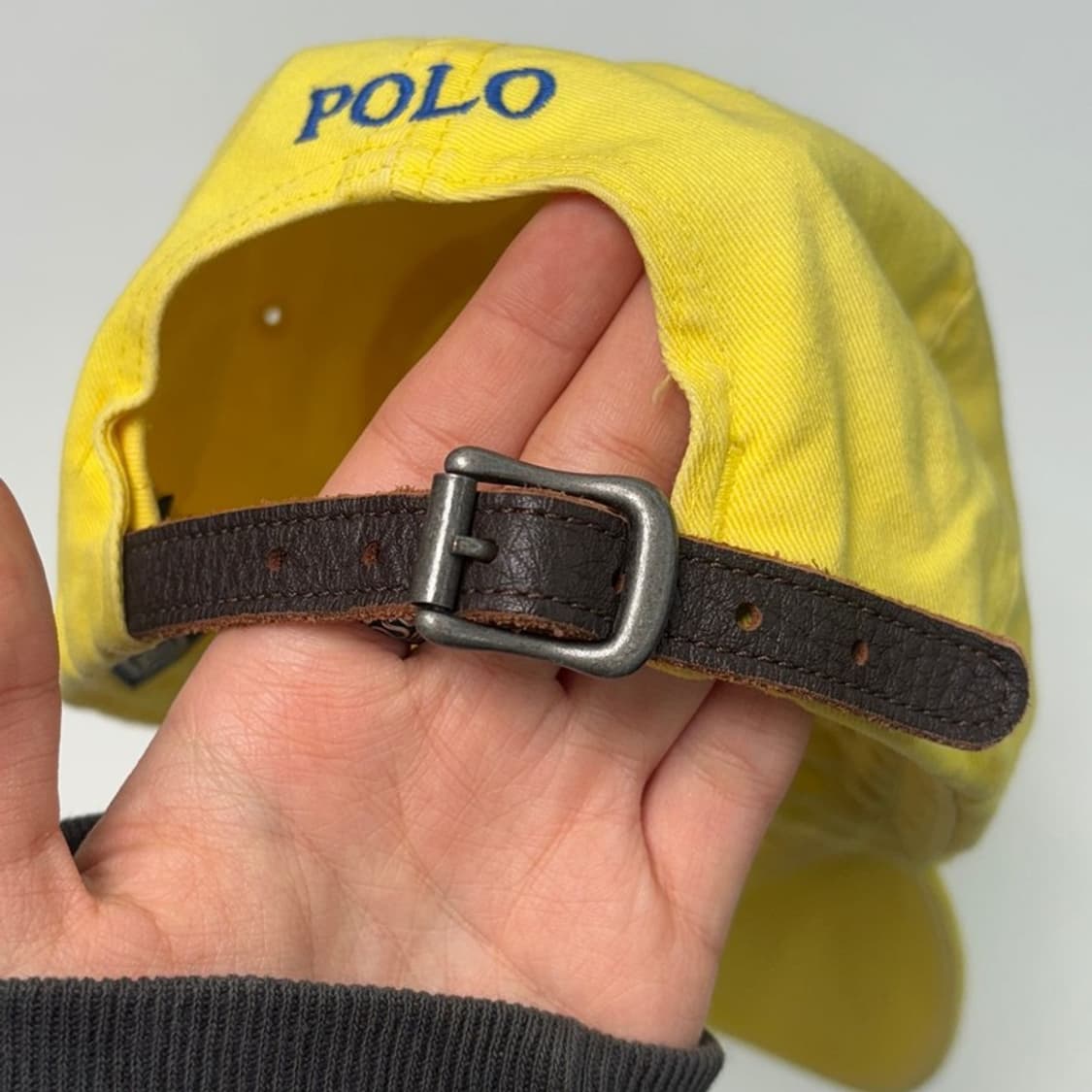 POLO BY RALPH LAUREN 코튼 치노 볼캡 옐로우 상품이미지5