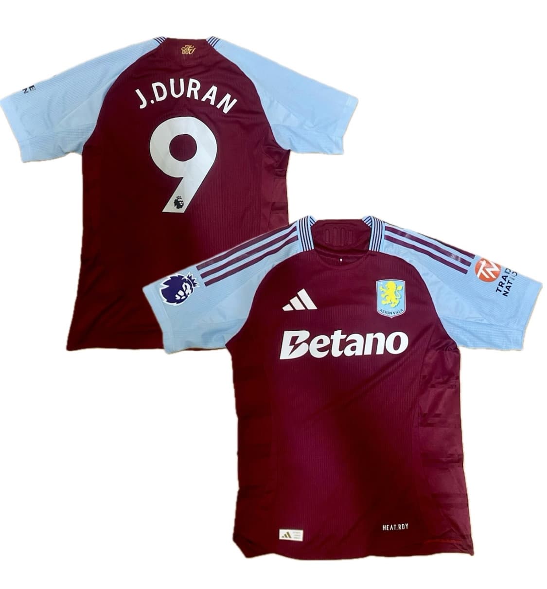 EPL 24/25 AV 존듀란 유니폼 판매합니다 상품이미지1