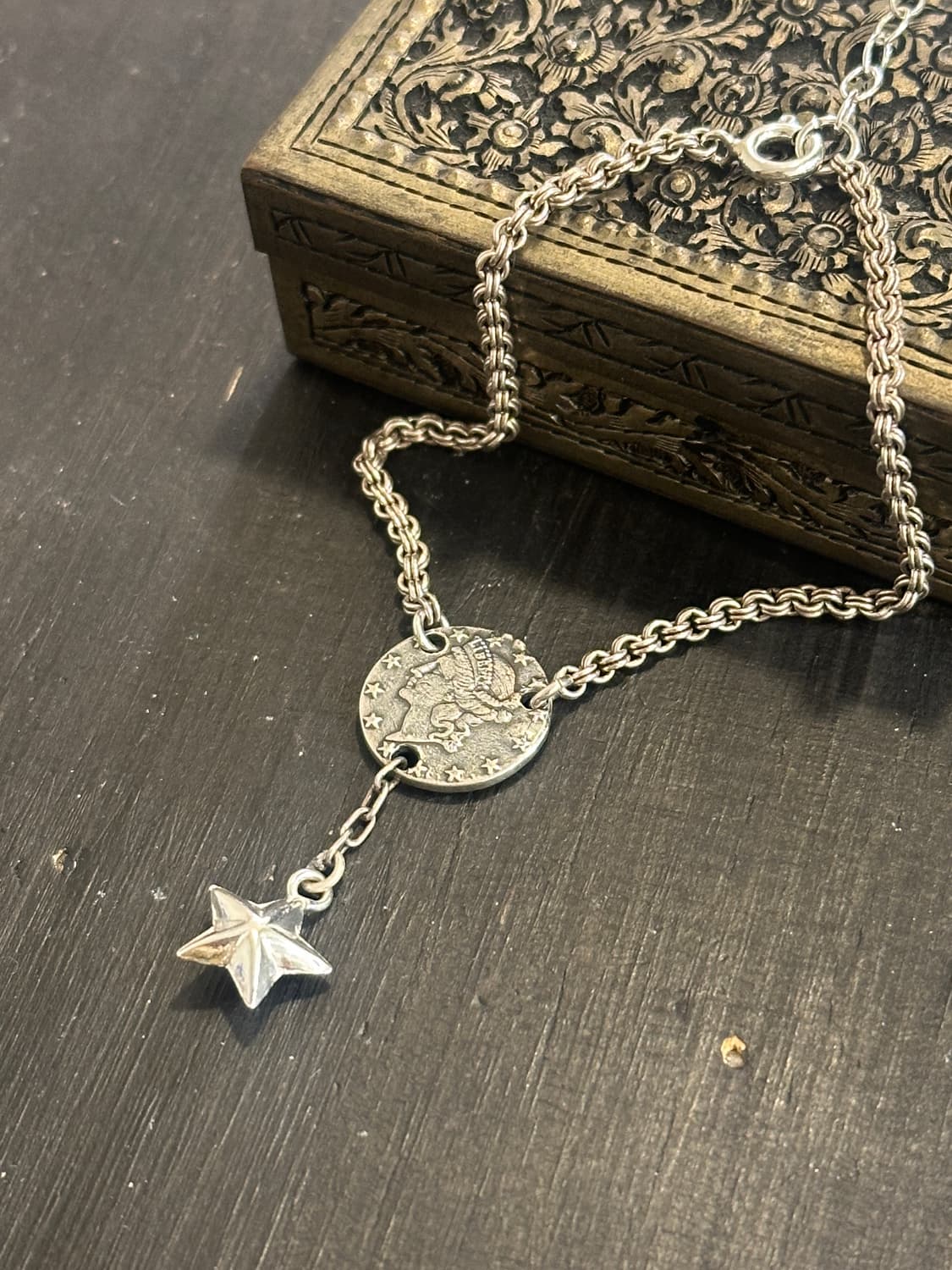 Musta Coin Starbound 925Silver Bracelet  상품이미지6