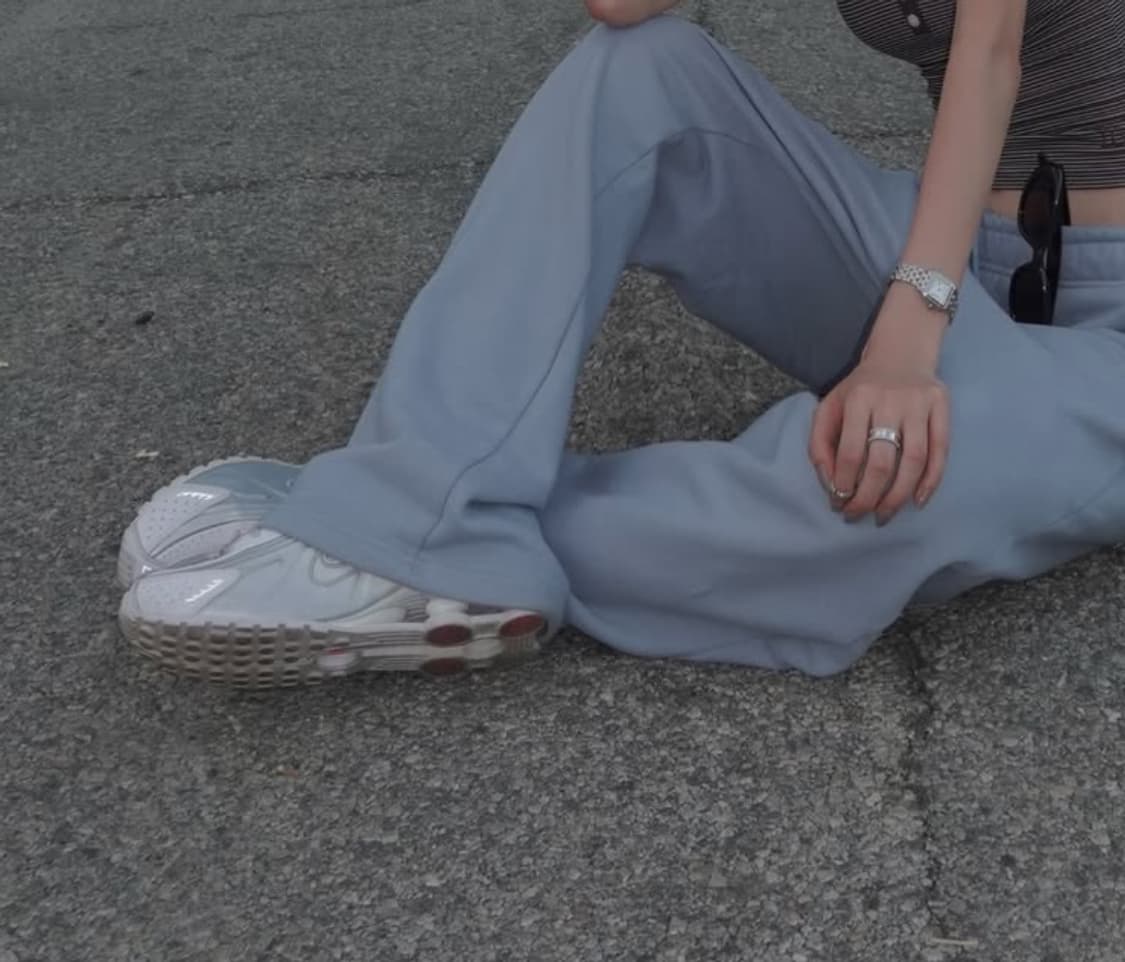 샥스 R4 W - 화이트 메탈릭 실버 맥스 오렌지 화이트 상품이미지2