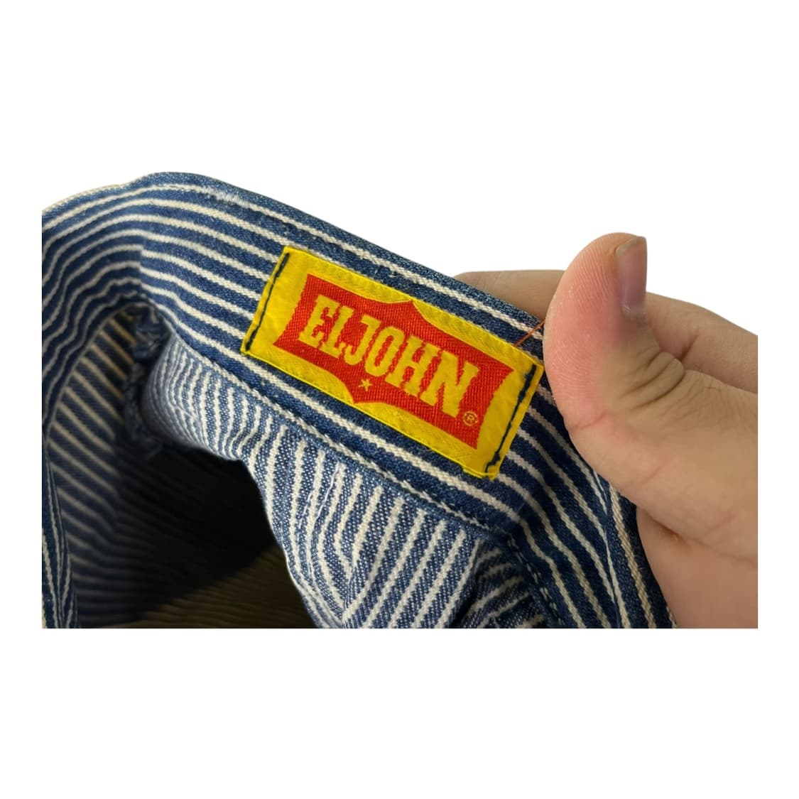 [EL JOHN] 엘존 재팬 히코리 퍼티그 데님스커트 상품이미지5