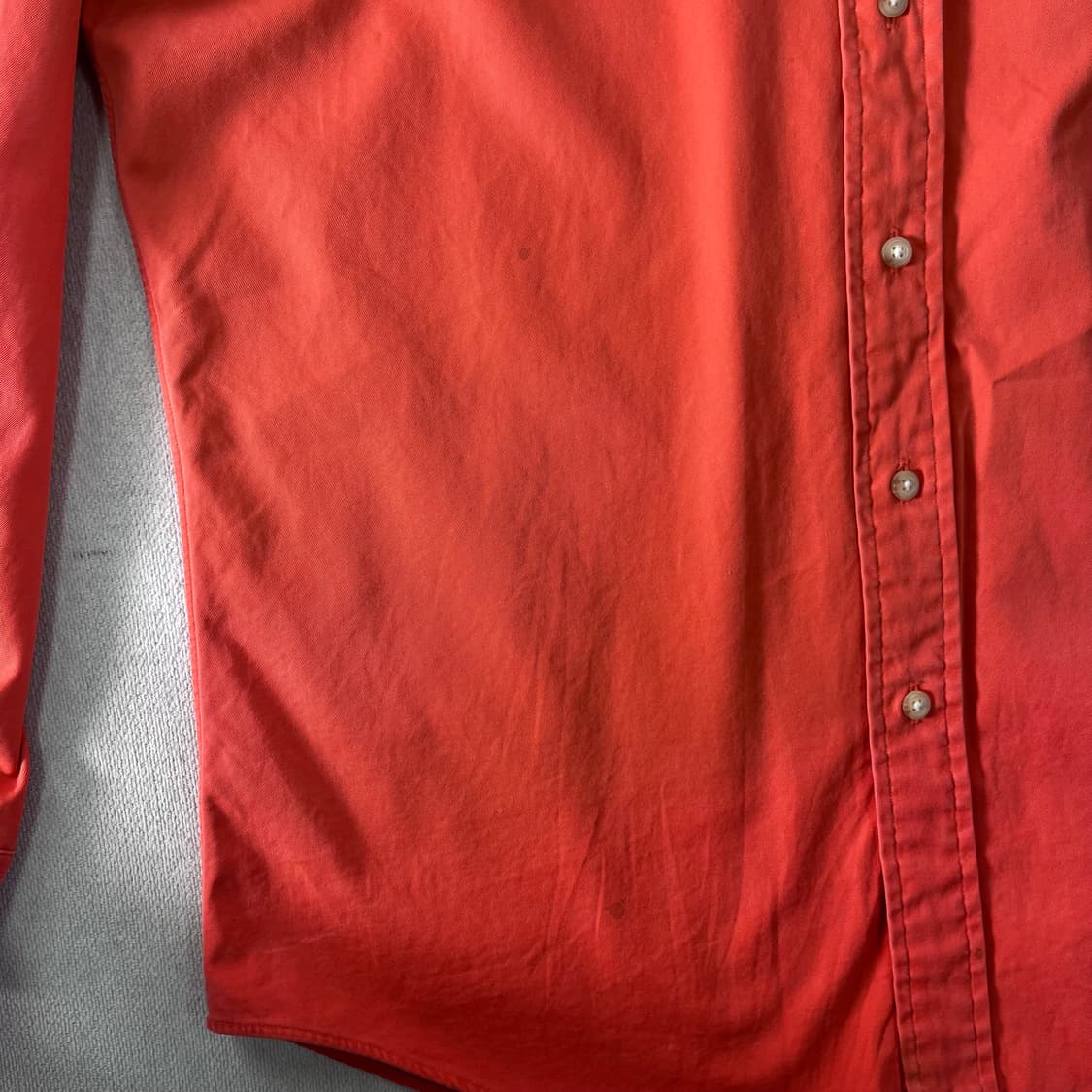 105 폴로랄프로렌 코튼 오렌지 셔츠  상품이미지7