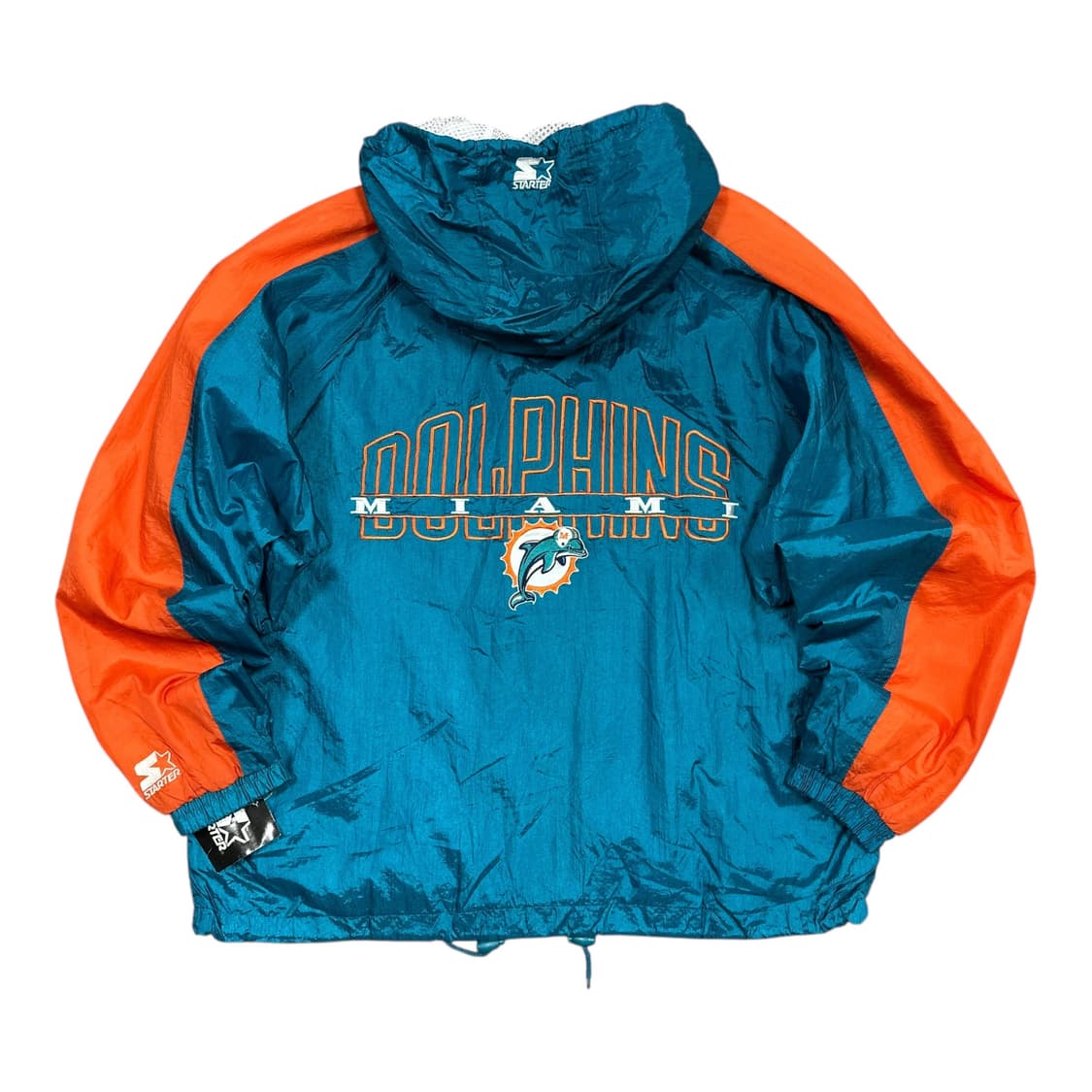 ✨ (새상품 세트) NFL 스타터 마이애미 돌핀스 바람막이 자켓 상품이미지2