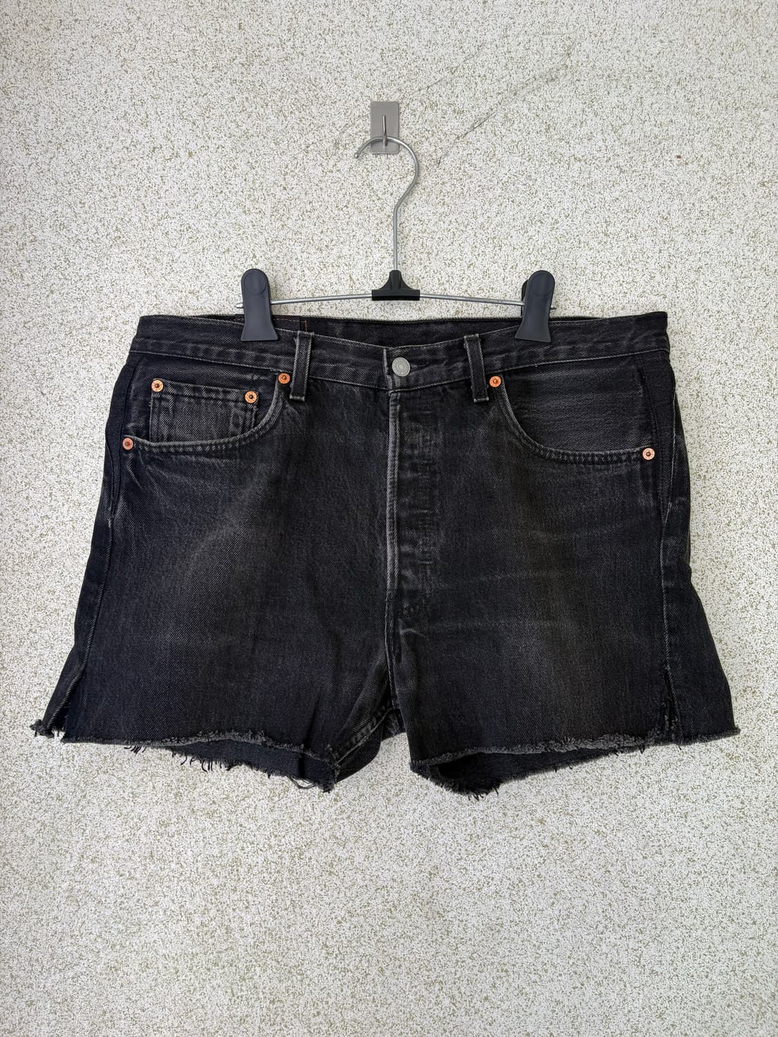 90s Levi's 501 빈티지 리바이스 쇼츠 흑청 반바지 상품이미지3