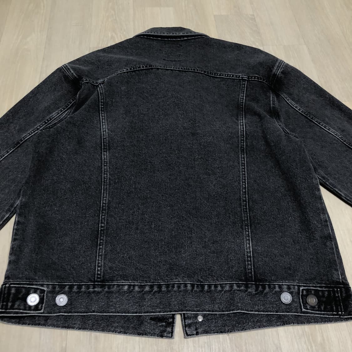 (L) 브랜디드 BRANDED 2001 슬로우 워커 데님 자켓 블랙 자켓 상품이미지9