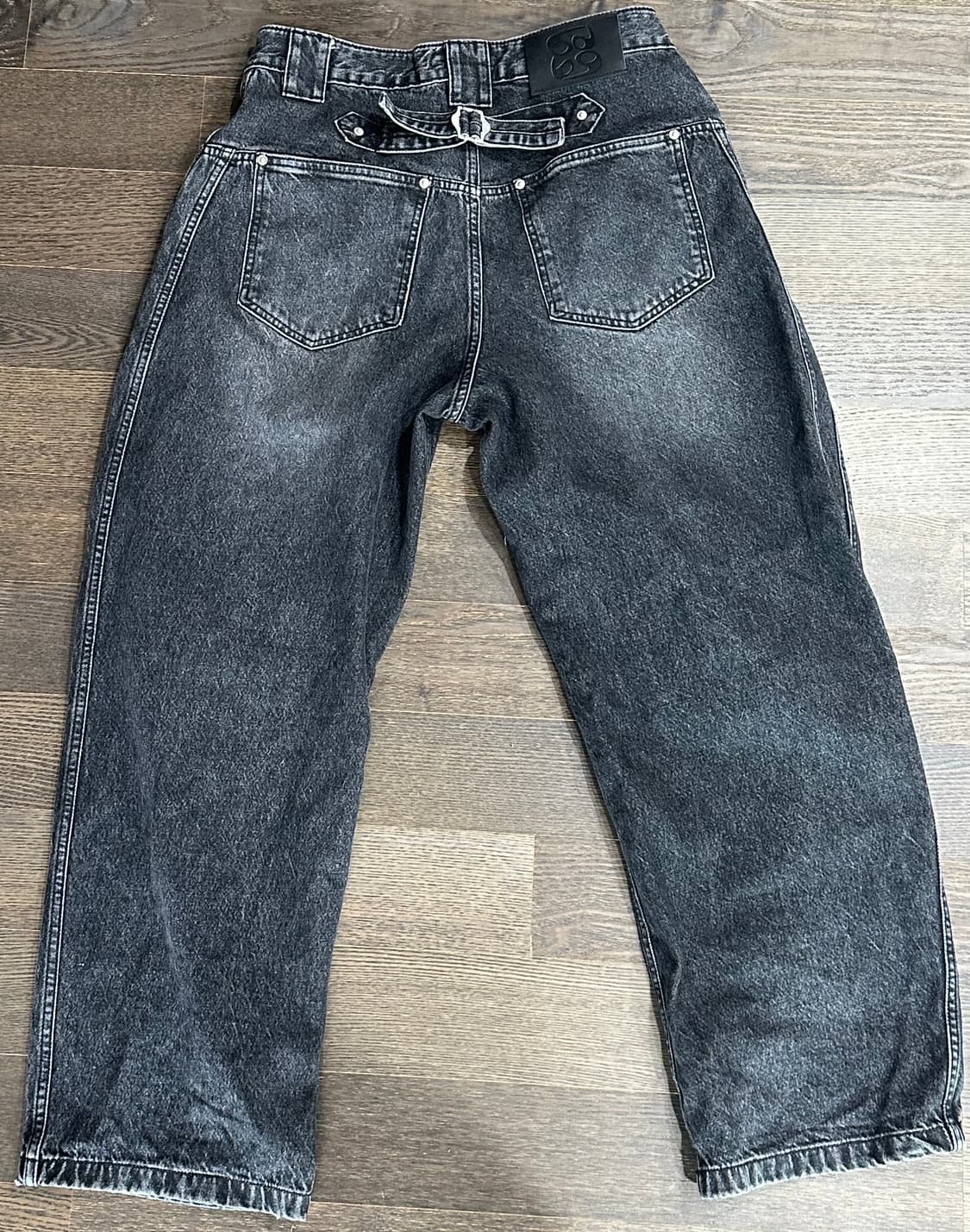 9999아카이브 커브드 데님 팬츠 상품이미지5