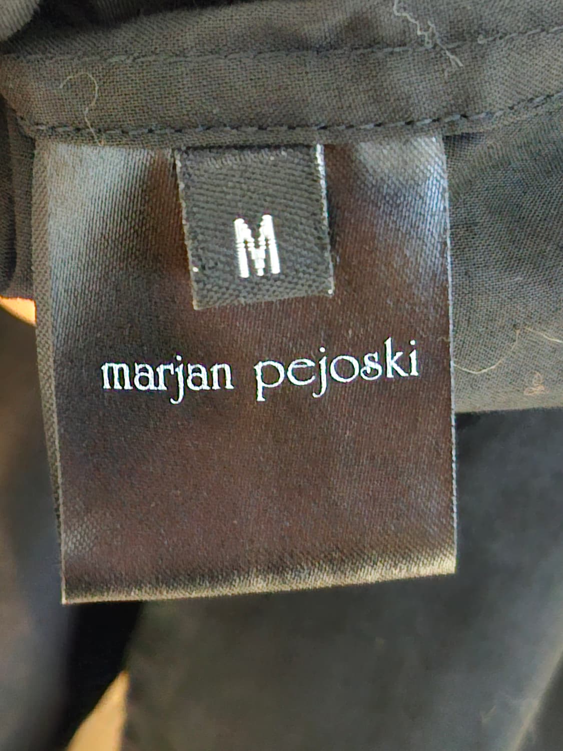 Marjan pejoski 아카이브 프릴타이 롱셔츠 상품이미지7