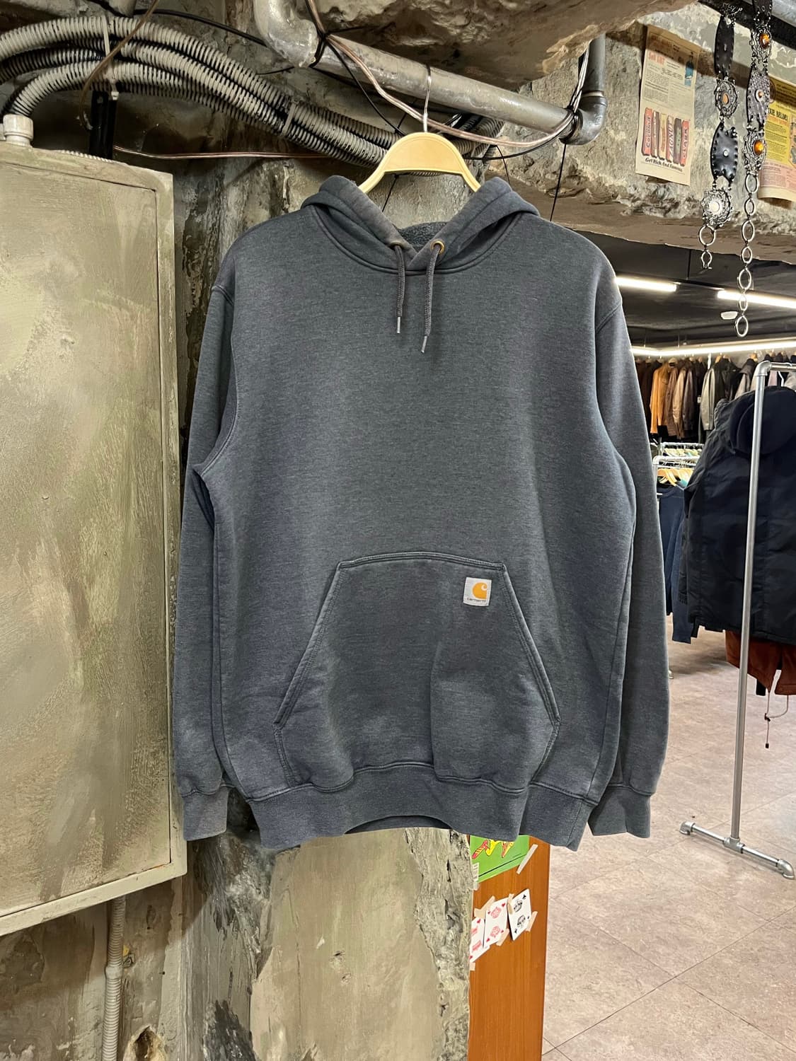 칼하트 기모 후드티 블루그레이 M #csz2493 상품이미지1