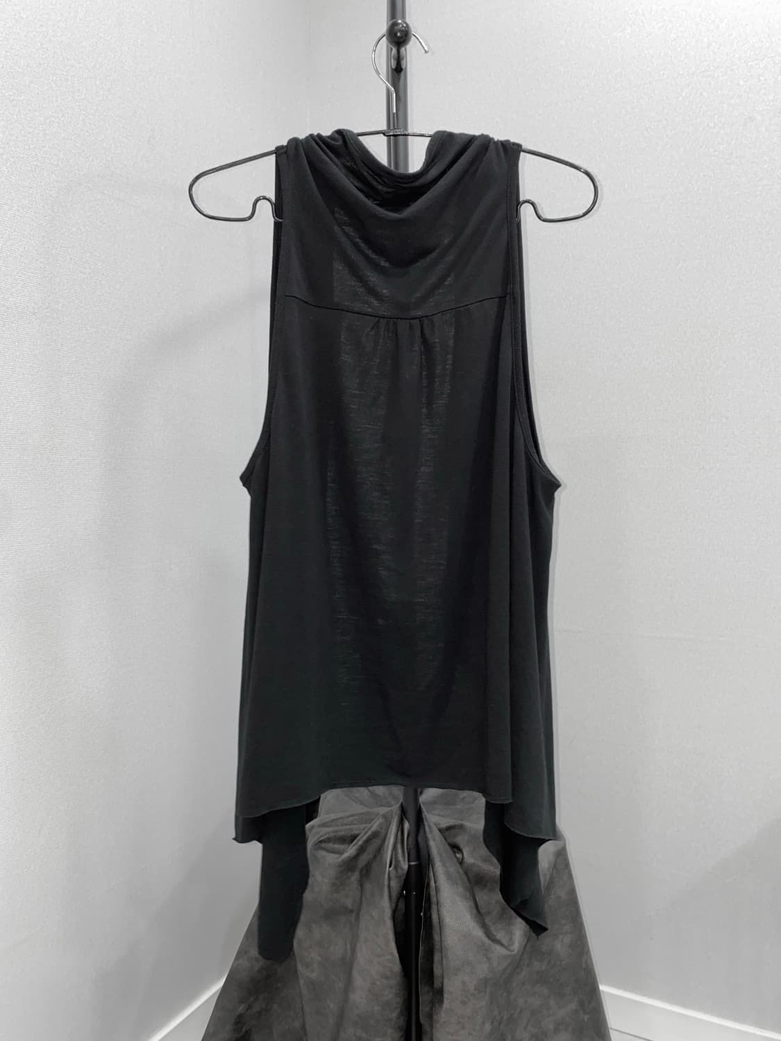 Gothic Hooded Drape Open Vest 상품이미지2