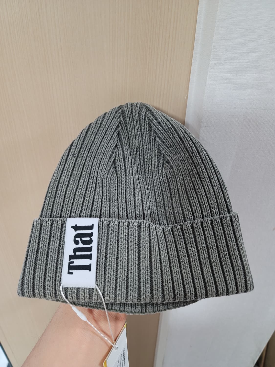 디스이즈네버댓 카키/애쉬그레이 비니 상품이미지1