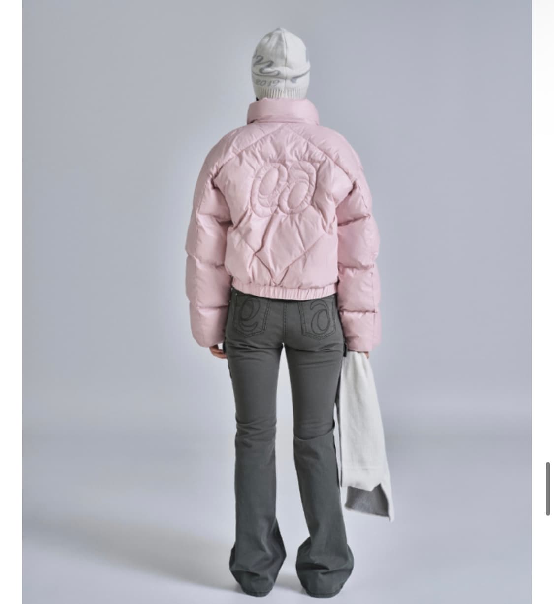 애즈온 패딩 BETTY PUFFER JACKET PINK 상품이미지2