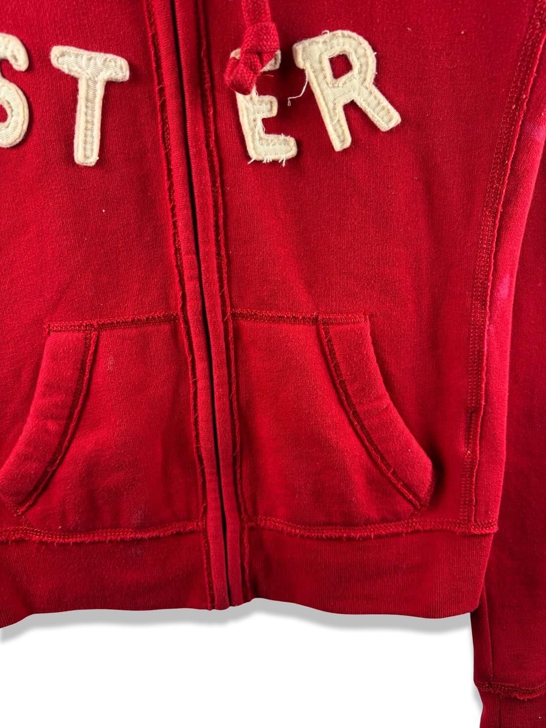 홀리스터 레드 딱붙 후드집업2006 상품이미지5