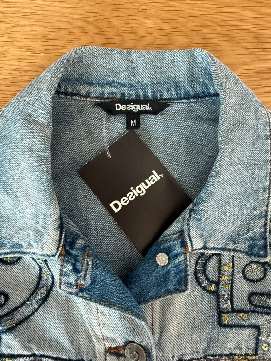 데시구알(Desigual) 자수 데님 자켓 상품이미지6
