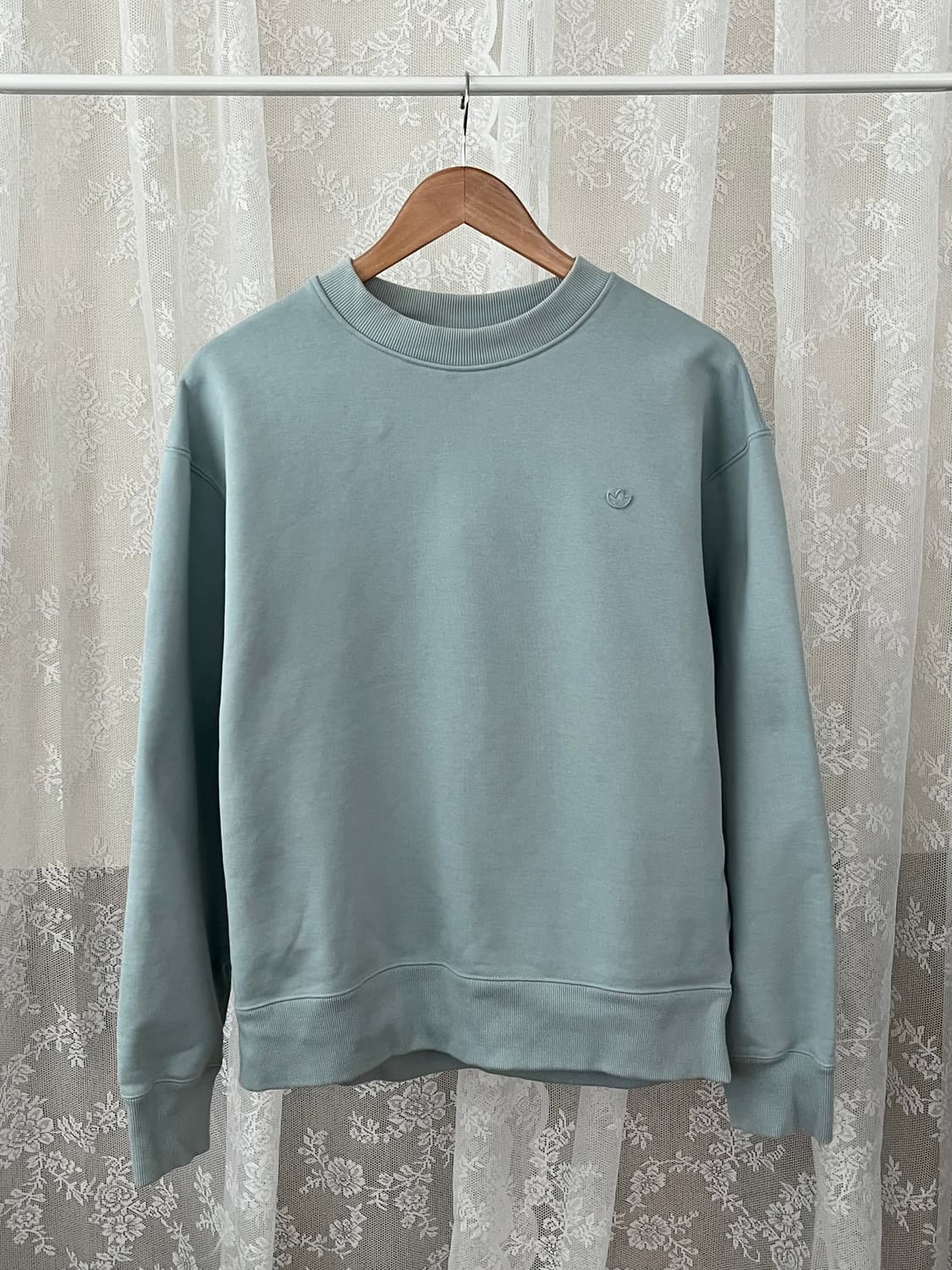 2XL) 아디다스 컨템포 크루 맨투맨 민트 블루 상품이미지1