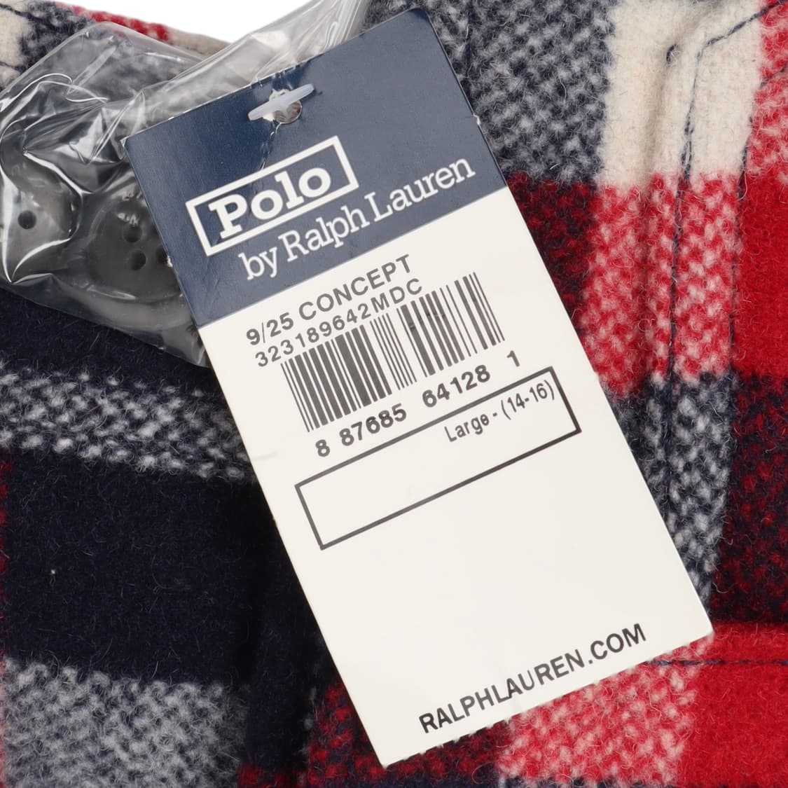 폴로 랄프로렌 플레드 체크 울 자켓 상품이미지8
