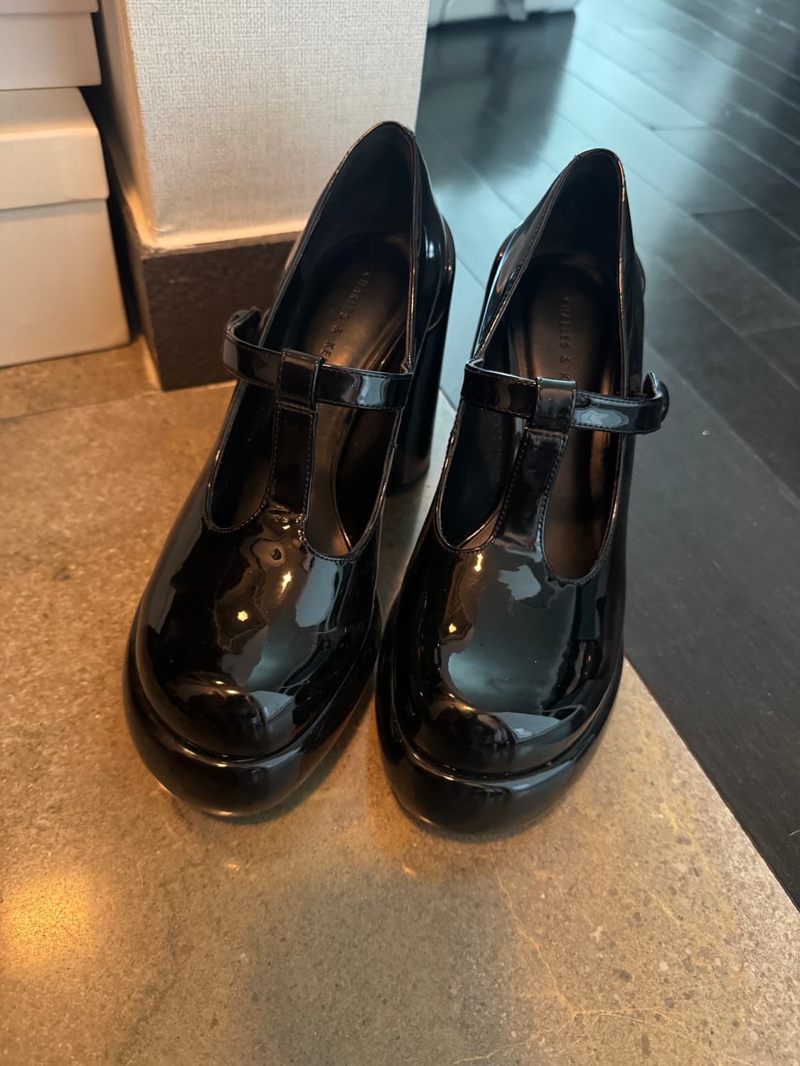 찰스앤키스 에나멜 플랫폼 메리제인 36 상품이미지2