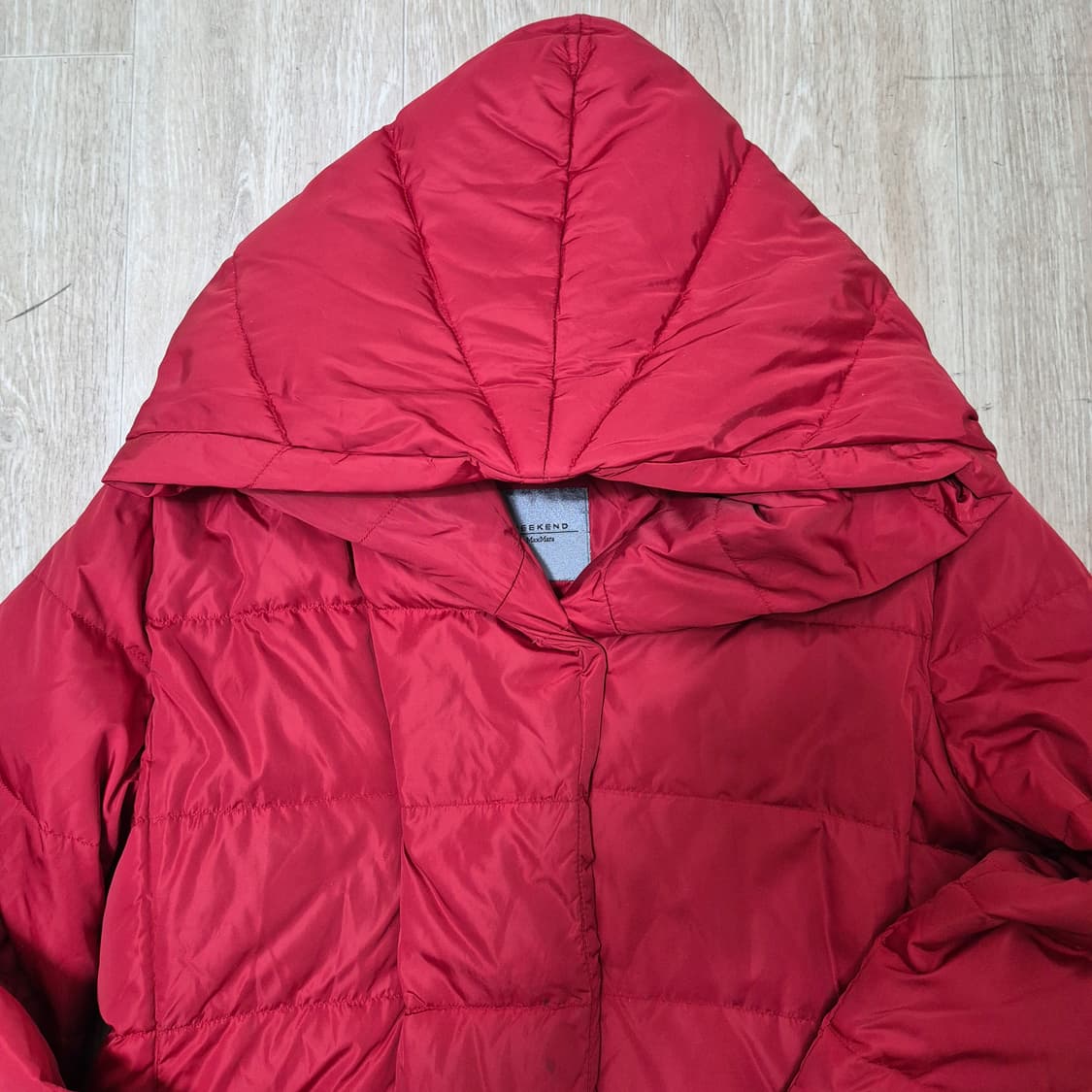 막스마라 위캔드 여성 프리미엄 후드 롱패딩 S(90) 상품이미지2