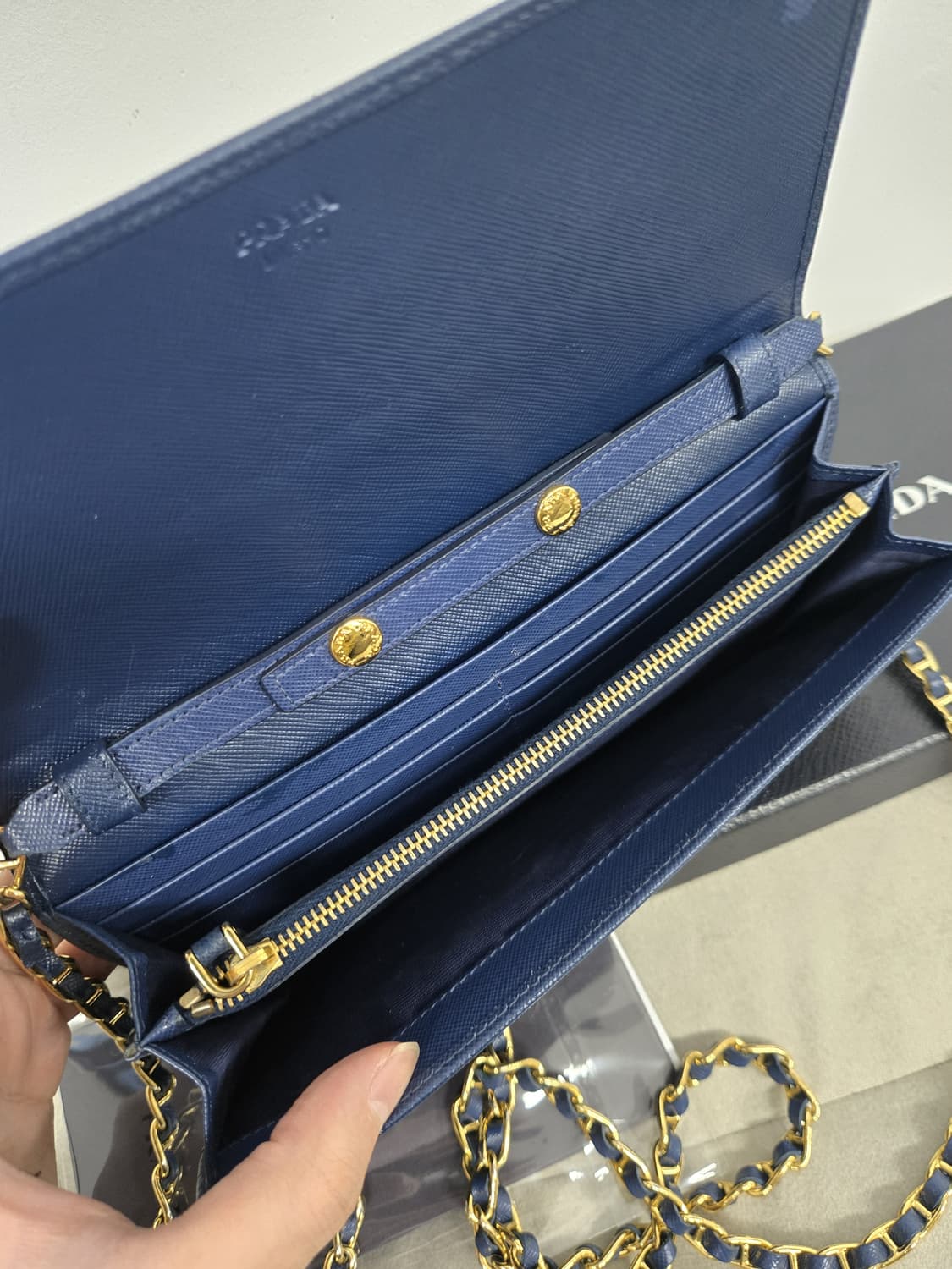 [보증서 정품]프라다 사피아노 크로스백 상품이미지6