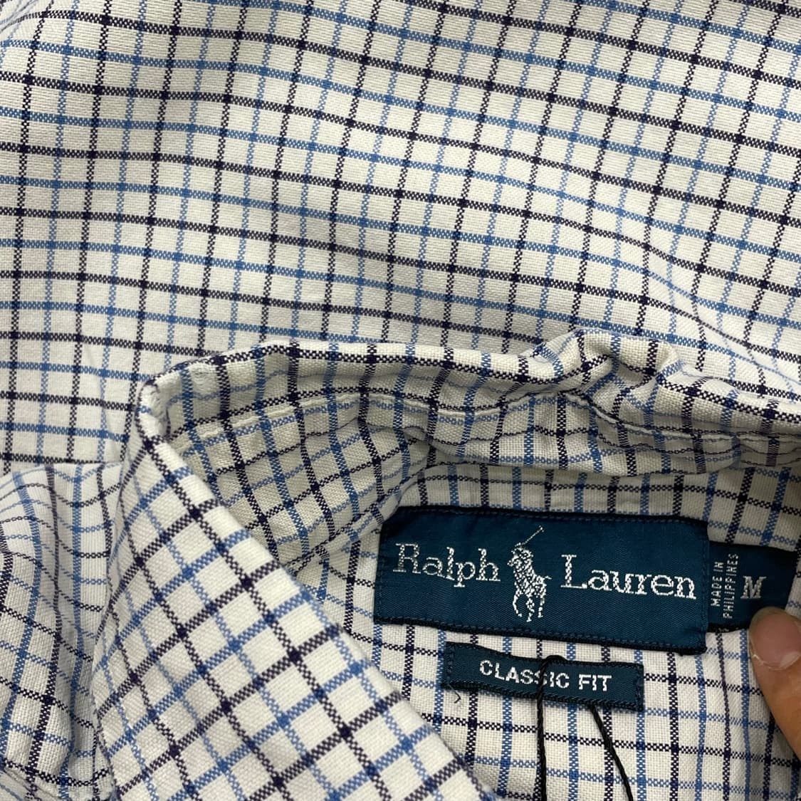 (M) POLO 폴로 랄프로렌 체크 셔츠 클래식 핏 상품이미지5