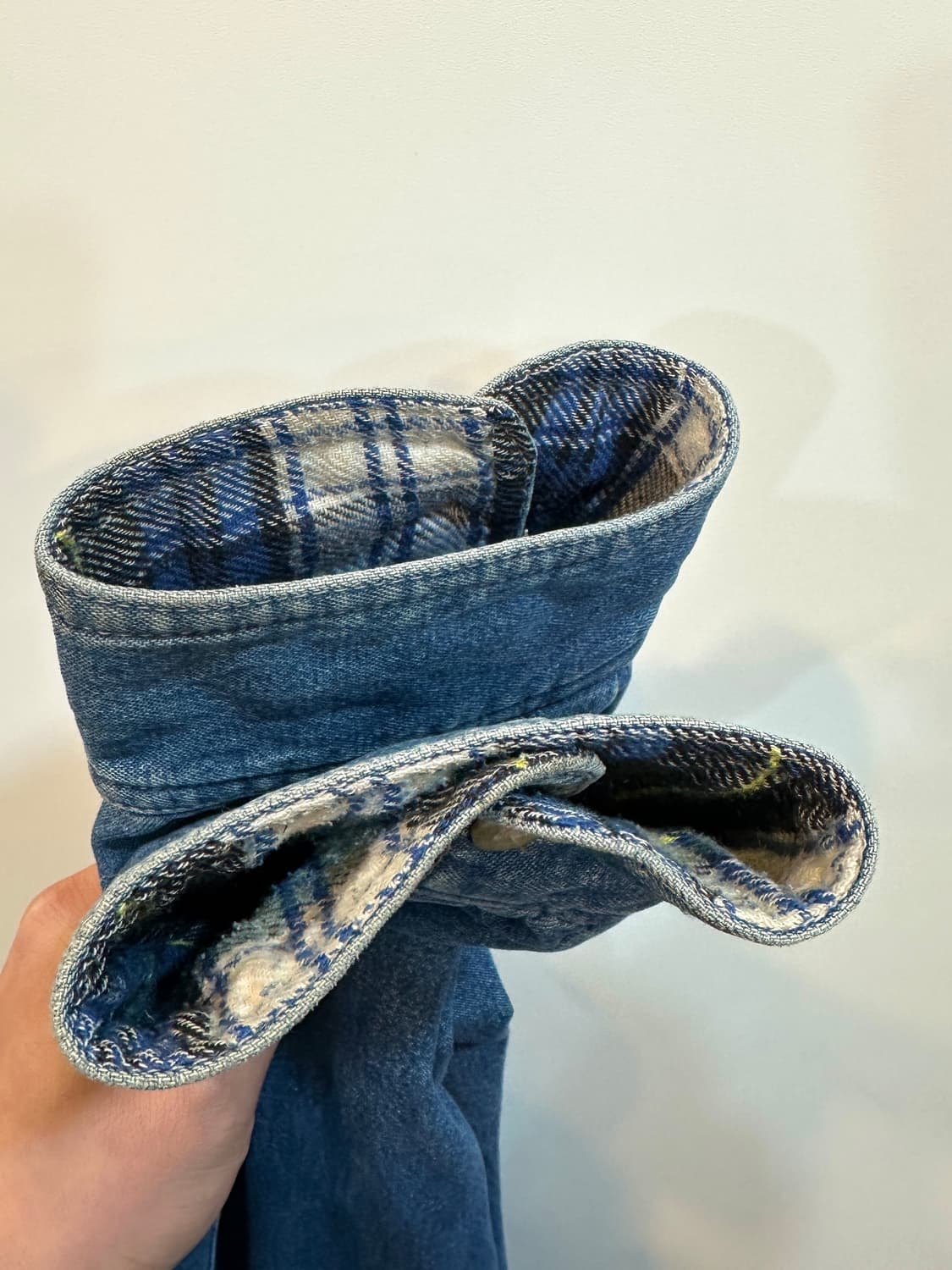 디키즈 안감 후리스 데님 셔츠 L 상품이미지8