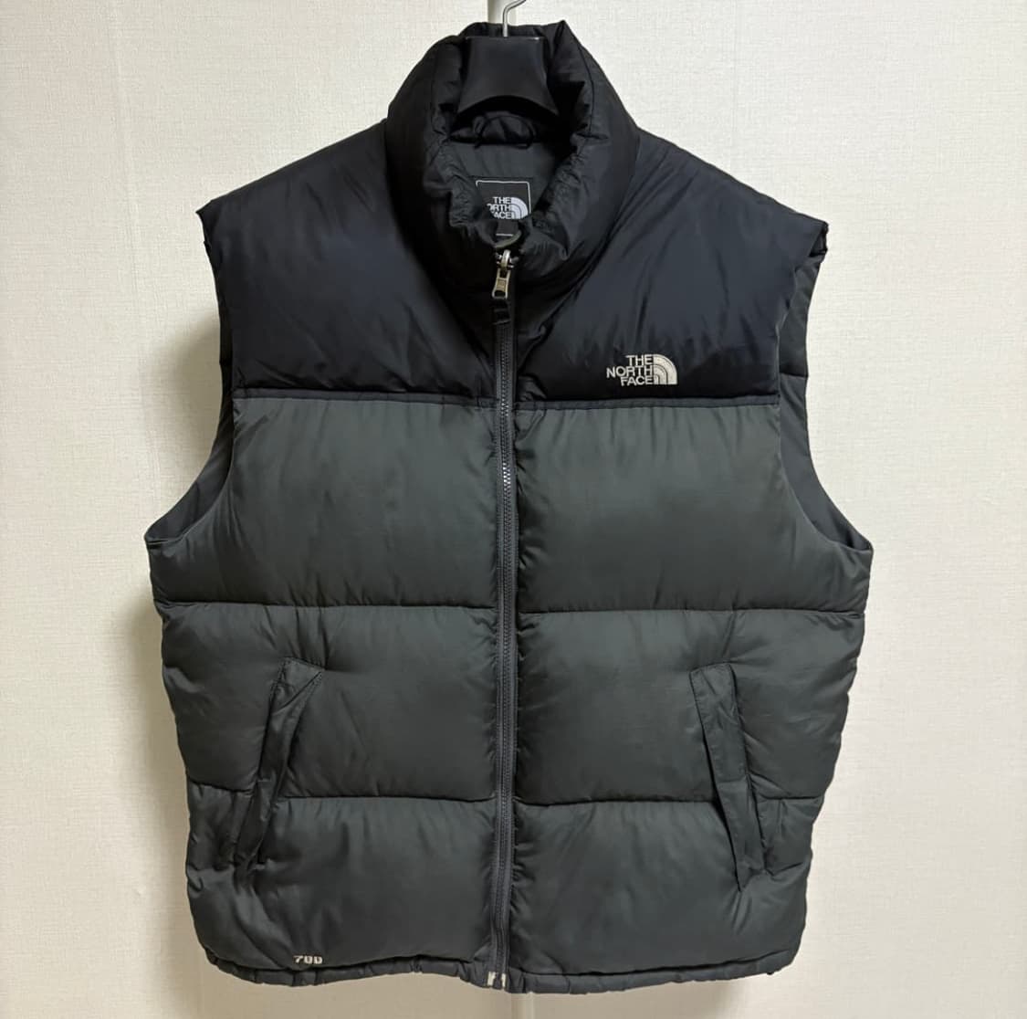 노스페이스 눕시 700 패딩조끼 M 그레이 상품이미지1