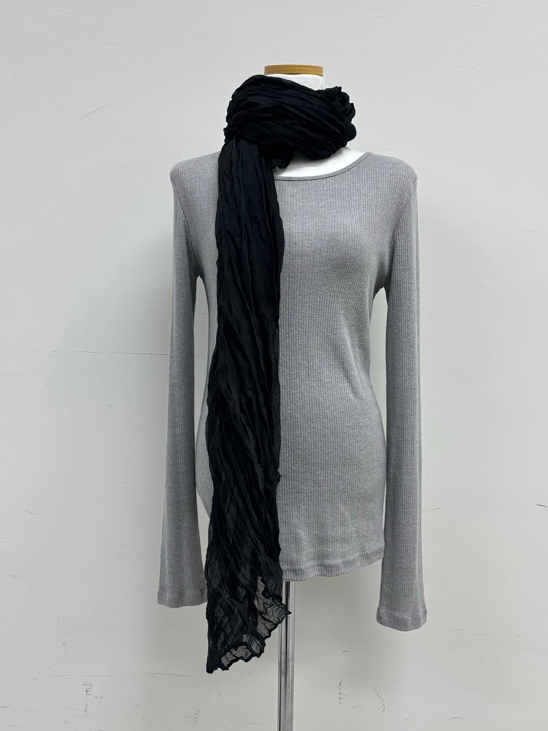 블랙 머플러 상품이미지1