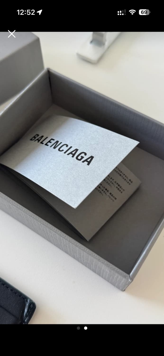 발렌시아가 카드지갑 풀박 구성 상태A급! 상품이미지2