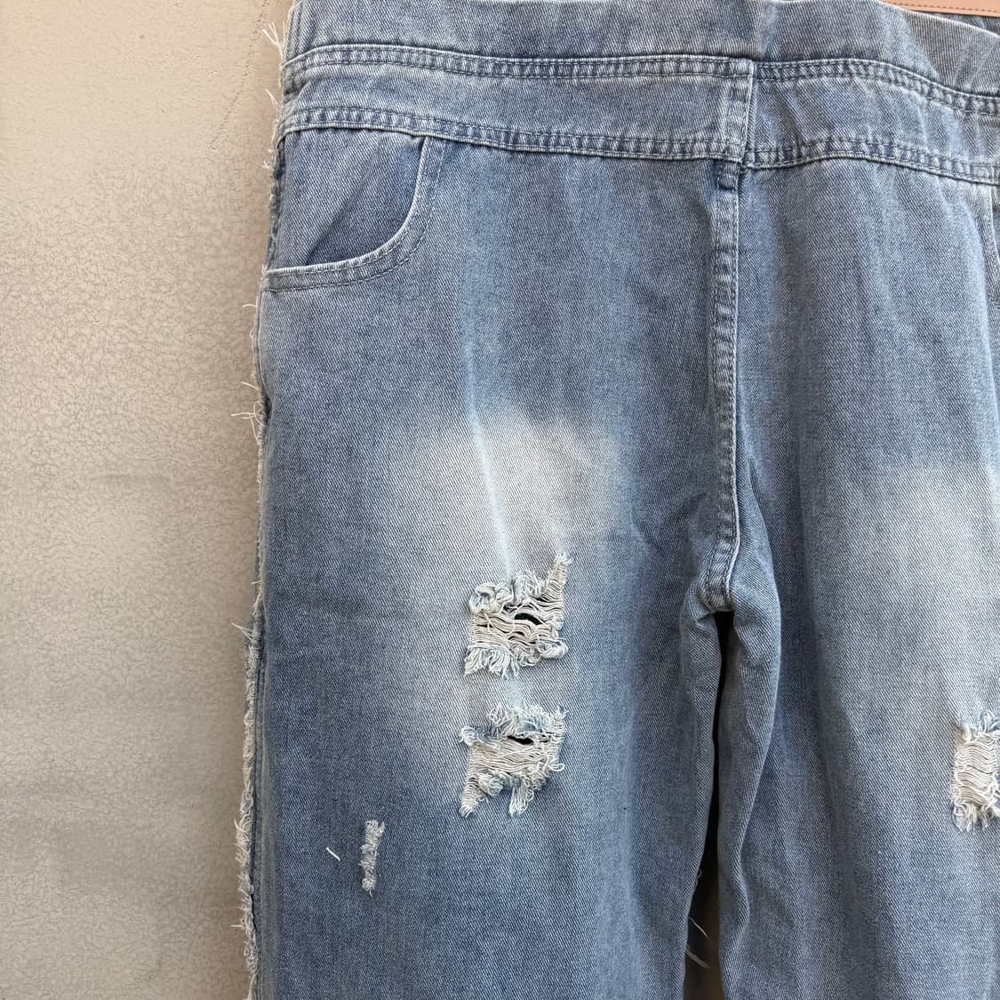 Layered Double-Knee Distressed Denim 상품이미지7