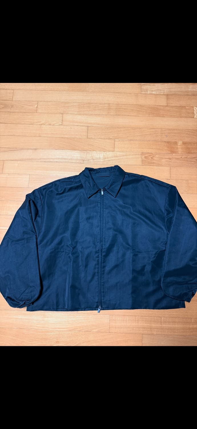 피어오브갓 에센셜 카라 zip 트러커 쟈켓 블랙 상품이미지7