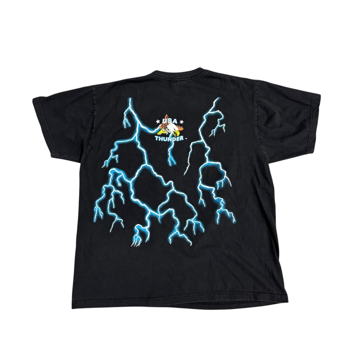 빈티지 90s 아메리칸썬더 울프 티셔츠 American Thunder 상품이미지2